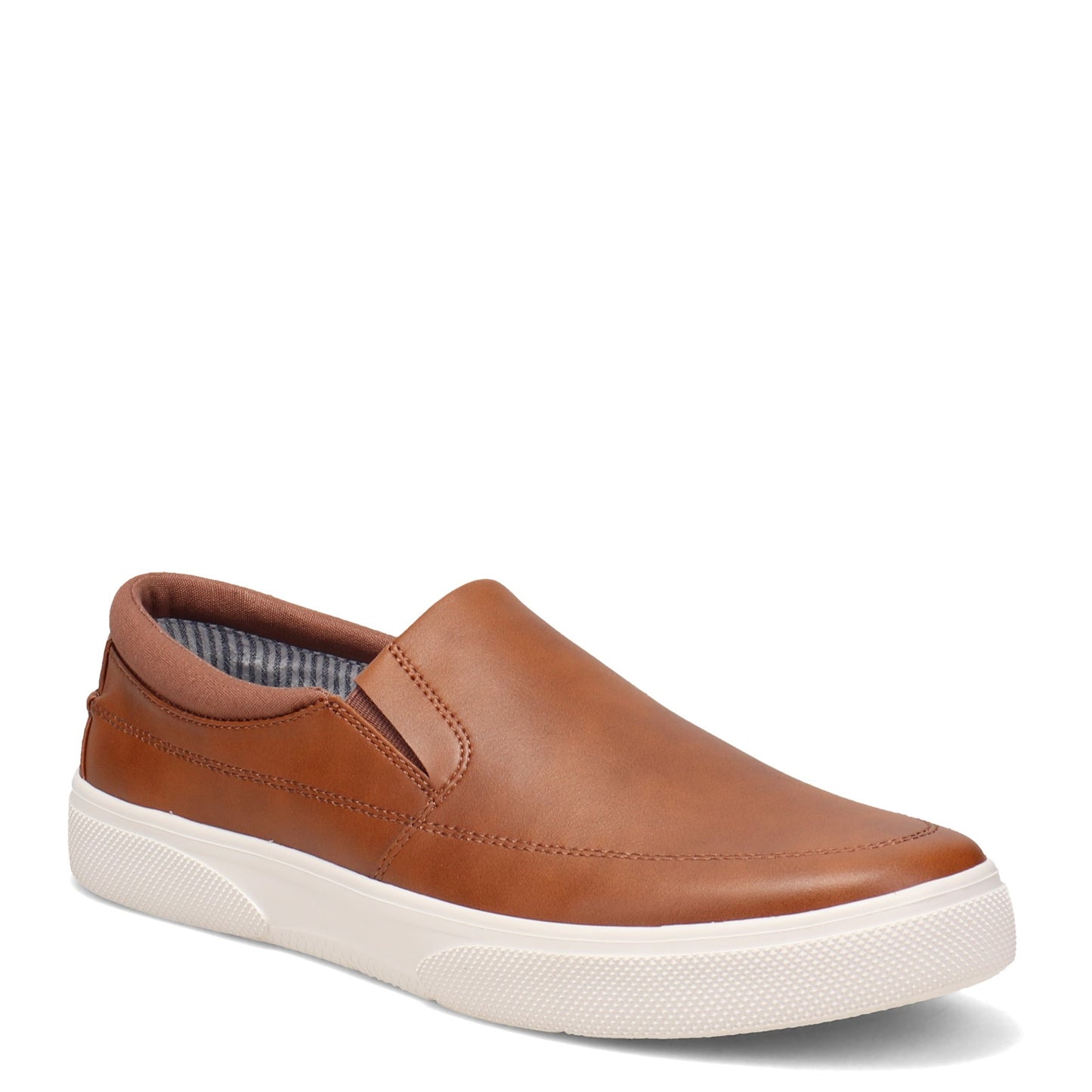 Peltz Shoes Men's Sperry Halyard CVO Plushstep Slip-On TAN STS23663