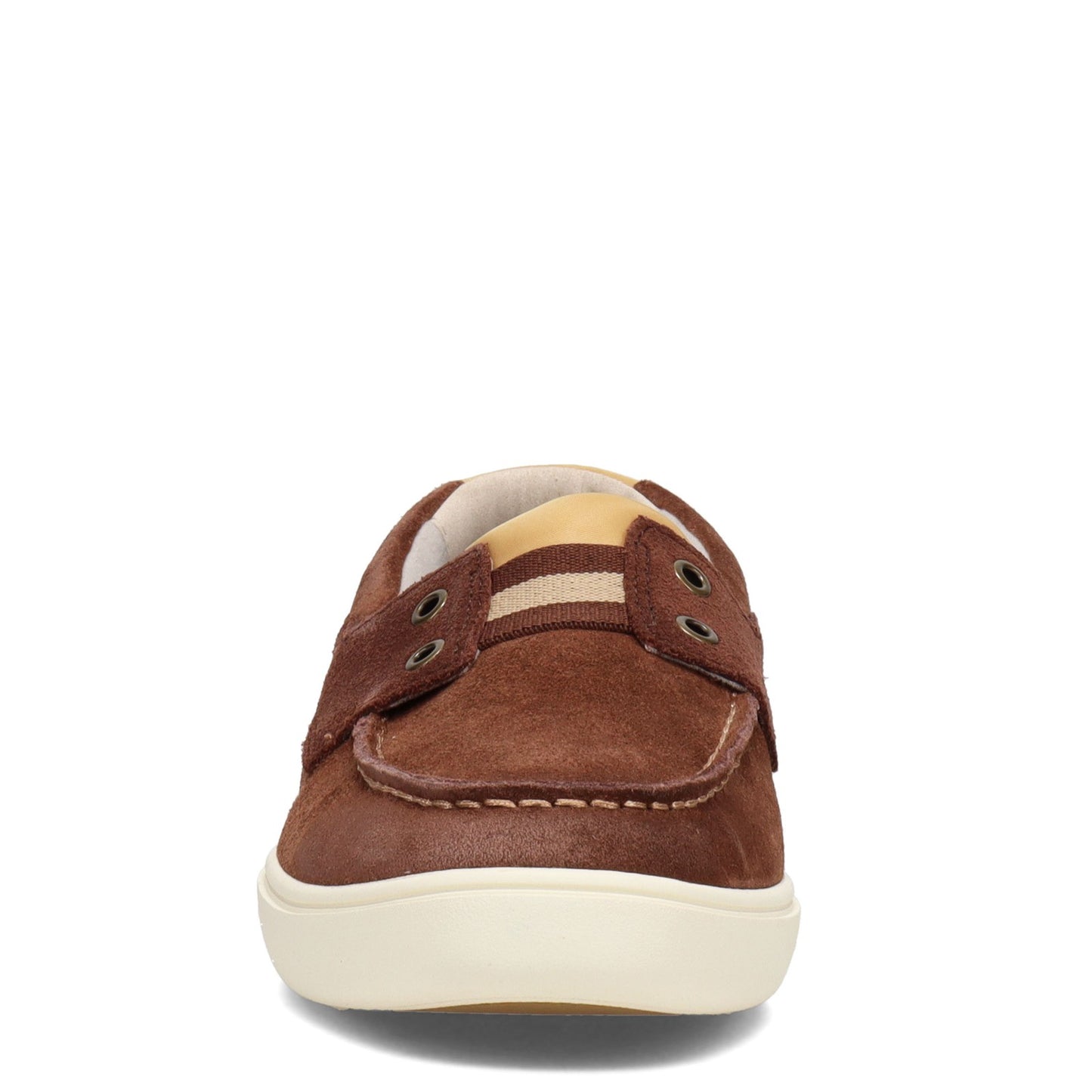 Peltz Shoes Men's Sperry Outer Banks 2-Eye Slip-On BROWN STS23746