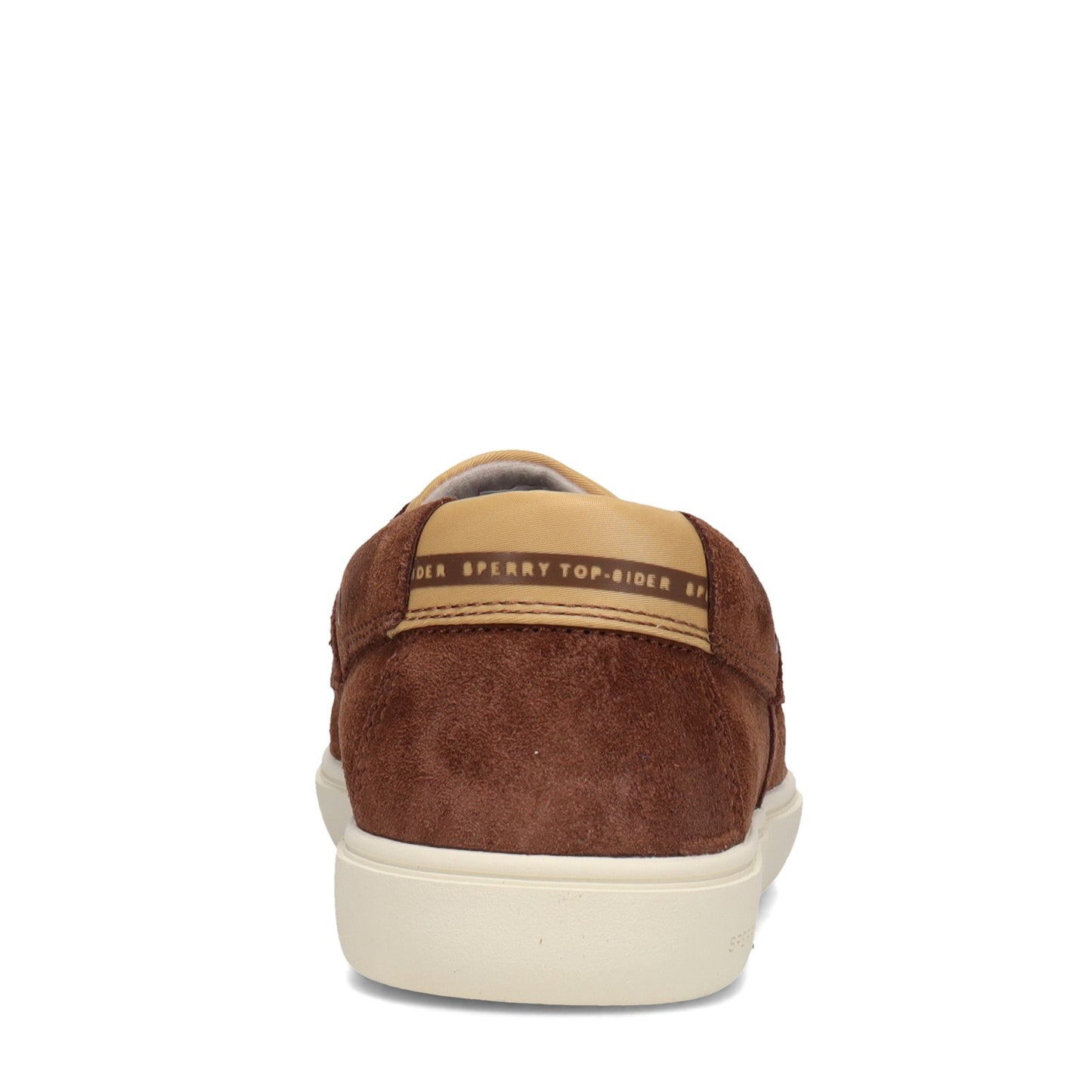 Peltz Shoes Men's Sperry Outer Banks 2-Eye Slip-On BROWN STS23746