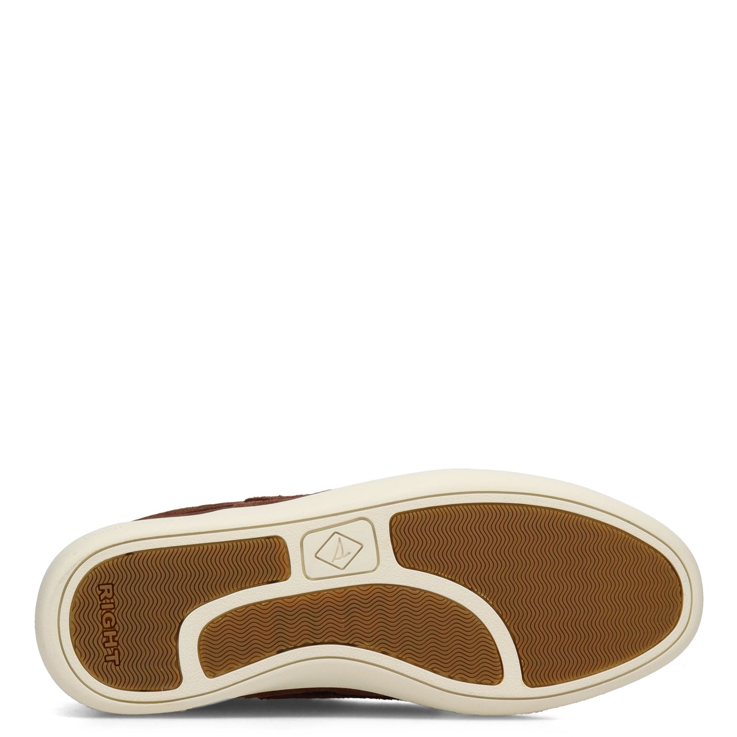 Peltz Shoes Men's Sperry Outer Banks 2-Eye Slip-On BROWN STS23746