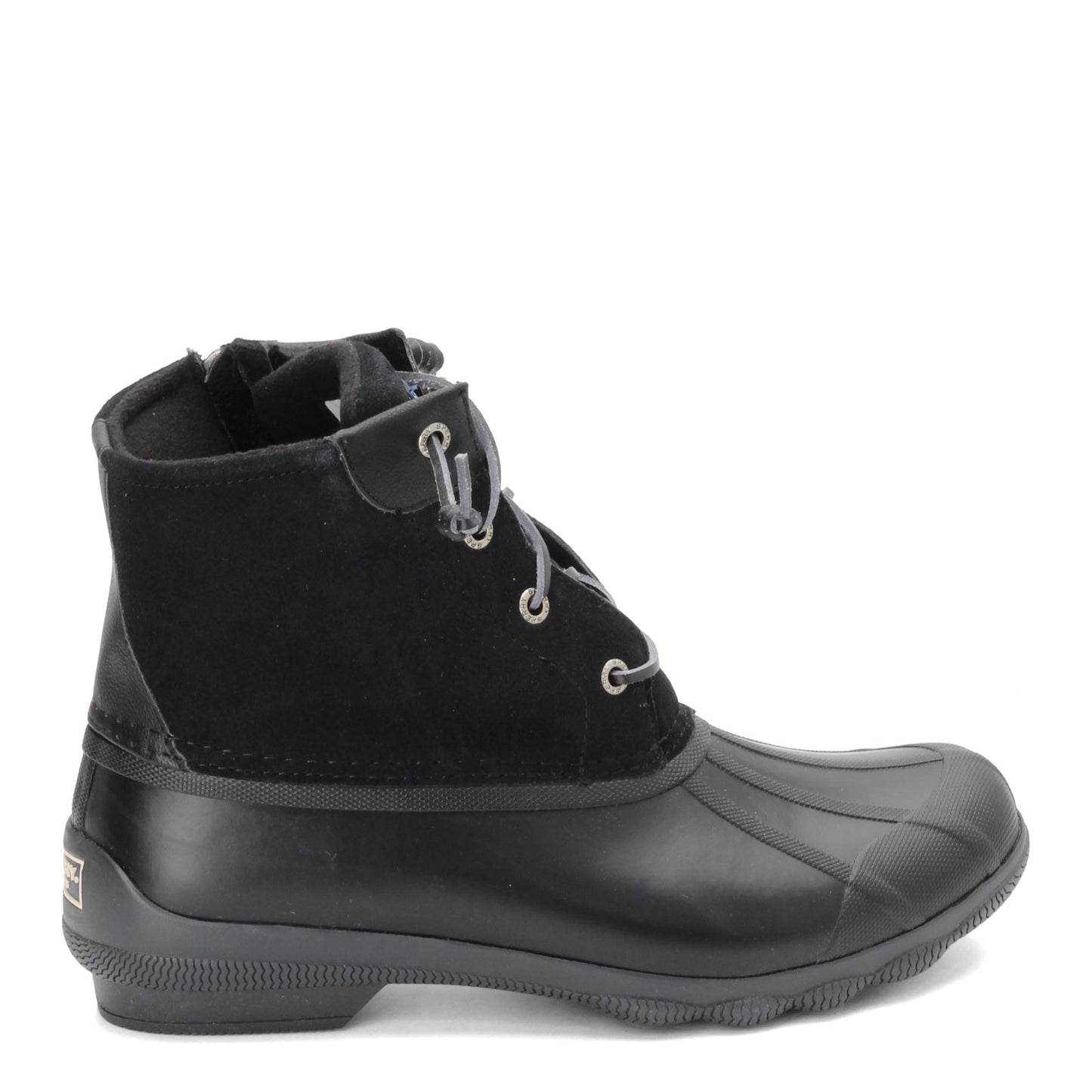 Peltz Shoes Women's Sperry Syren Gulf Duck Boot BLACK STS80422