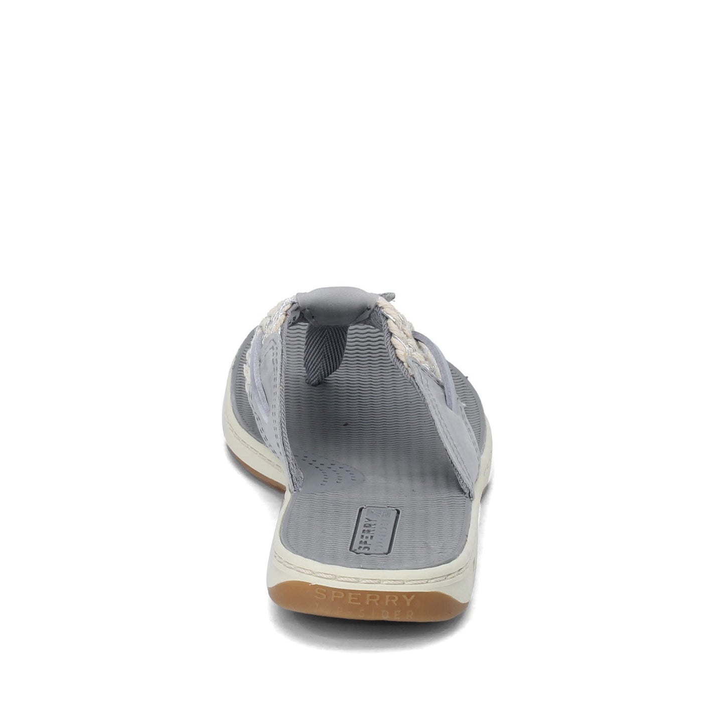 Peltz Shoes Women's Sperry Parrotfish Sandal GREY SILVER STS82817