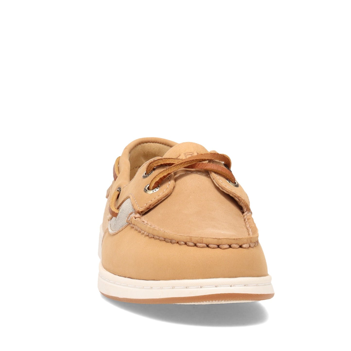 Peltz Shoes Women's Sperry Coastfish 2-Eye Boat Shoe TAN GOLD STS85161