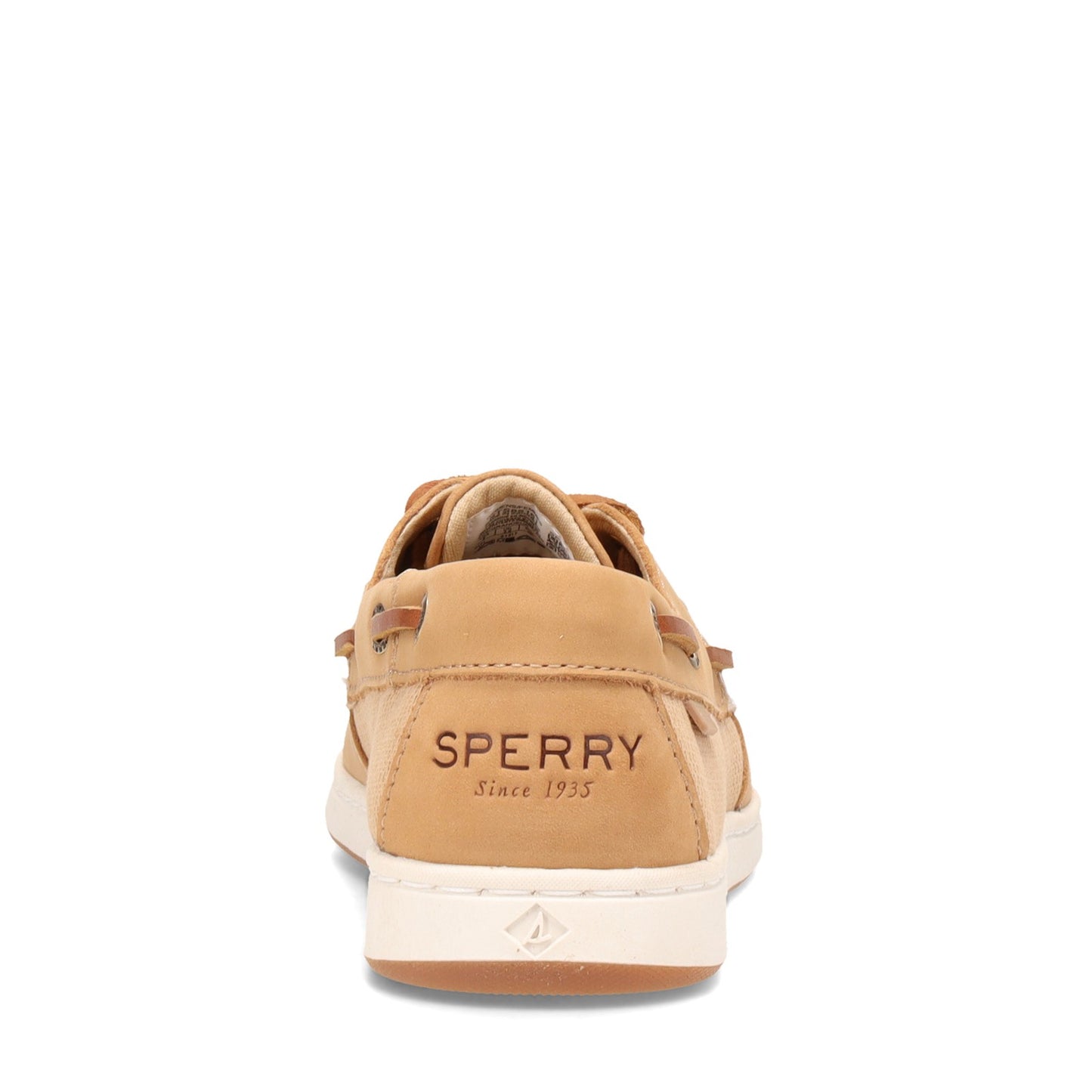 Peltz Shoes Women's Sperry Coastfish 2-Eye Boat Shoe TAN GOLD STS85161