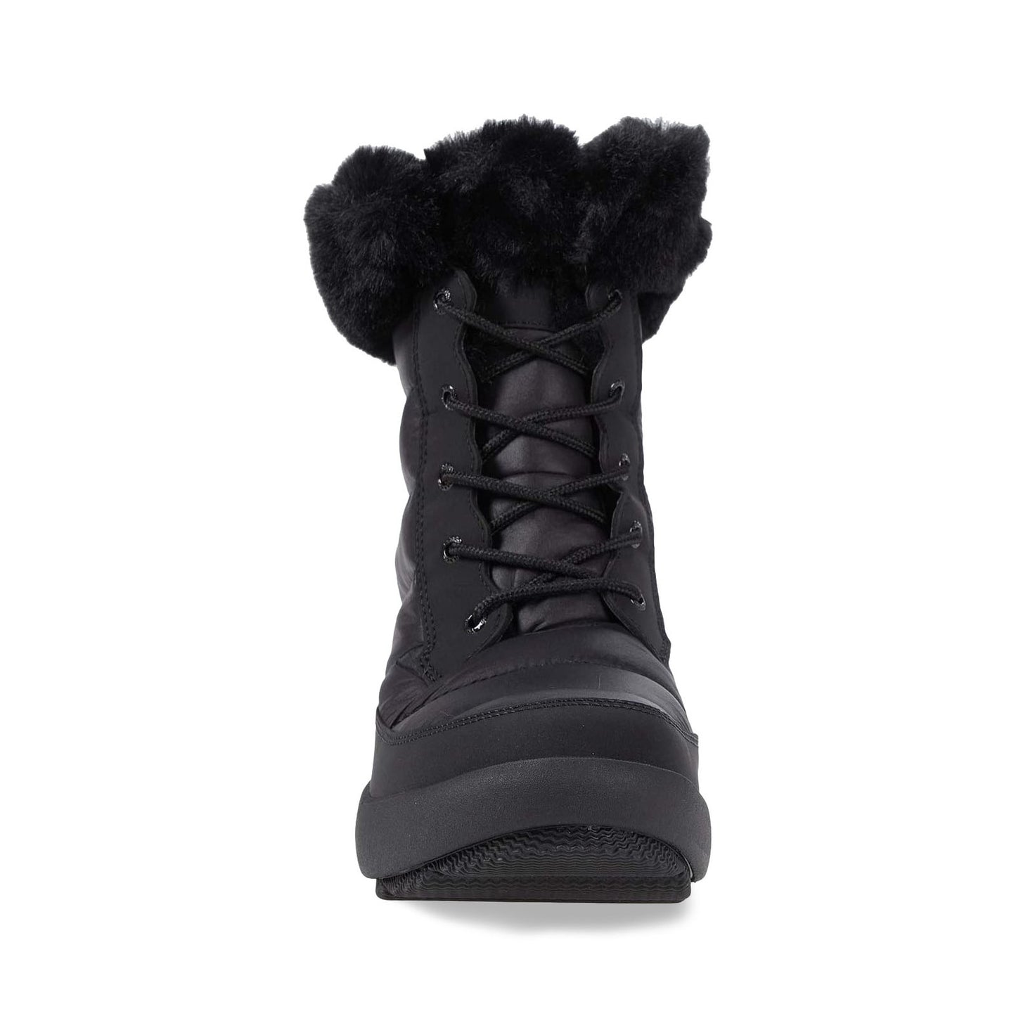 Peltz Shoes Women's Sperry Bearing Plushwave Boot BLACK STS85614