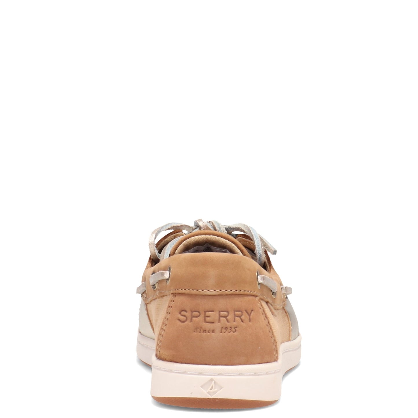 Peltz Shoes Women's Sperry Coastfish LINEN GOLD STS85980