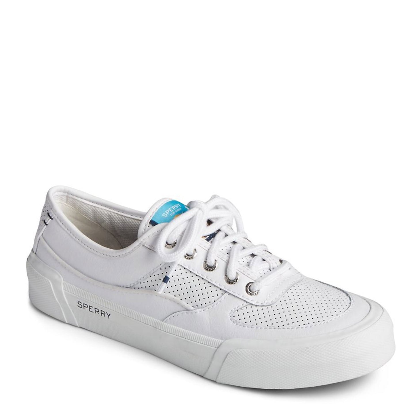 Peltz Shoes Women's Sperry Soletide Sneaker WHITE STS86218