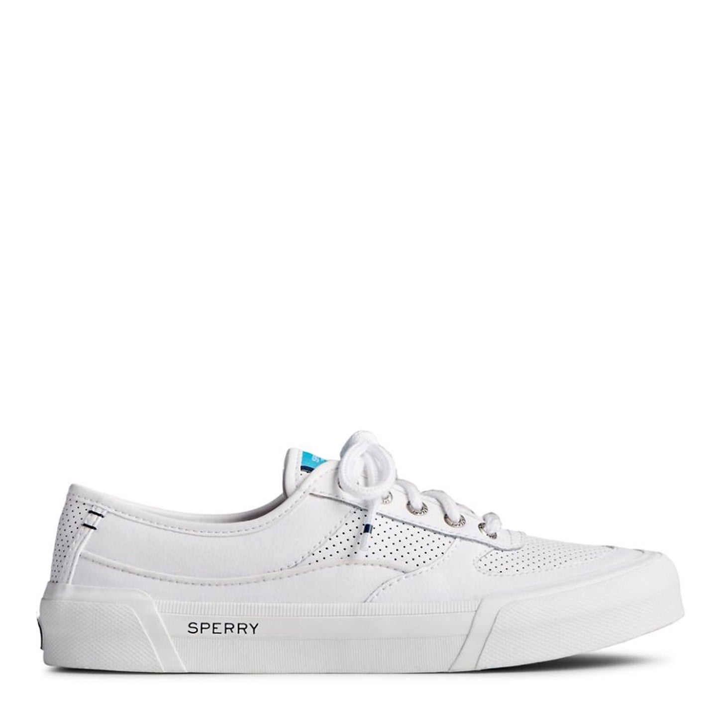 Peltz Shoes Women's Sperry Soletide Sneaker WHITE STS86218