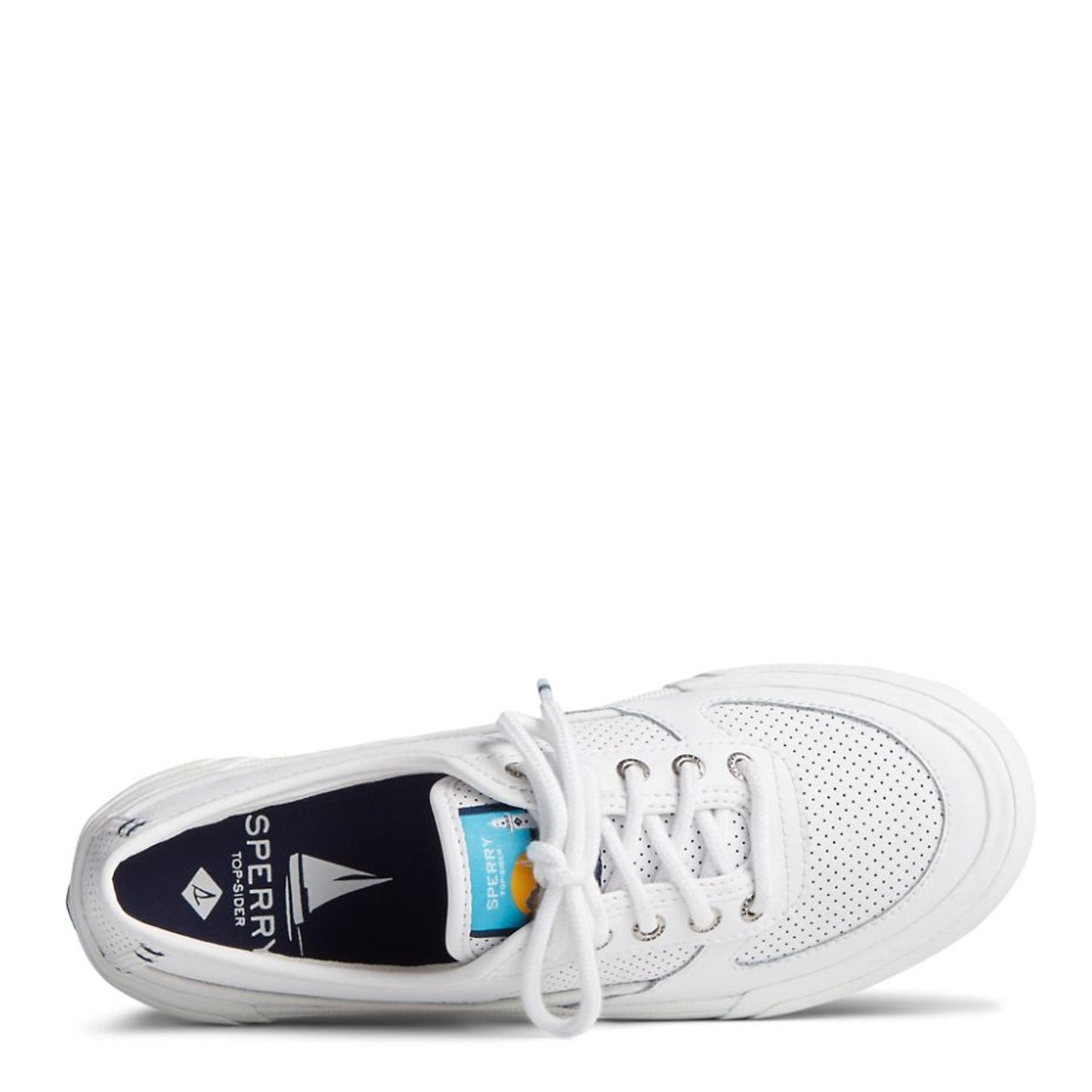 Peltz Shoes Women's Sperry Soletide Sneaker WHITE STS86218