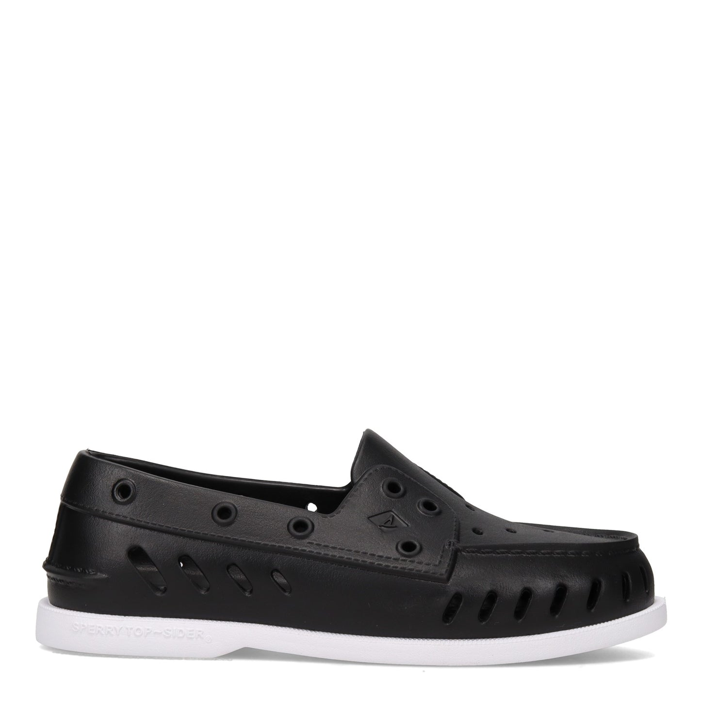 Peltz Shoes Women's Sperry Authentic Original Float Boat Shoe BLACK STS86492