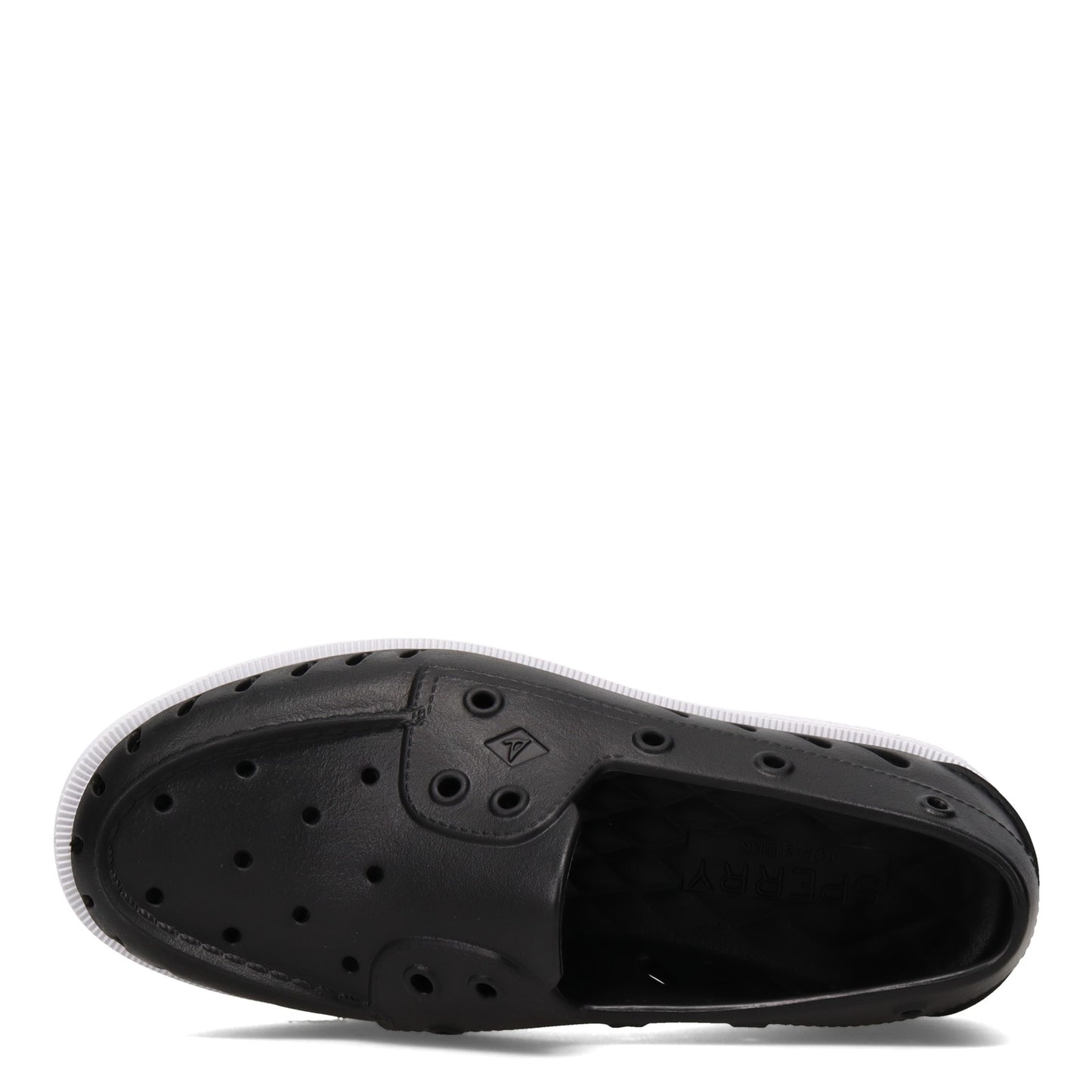Peltz Shoes Women's Sperry Authentic Original Float Boat Shoe BLACK STS86492