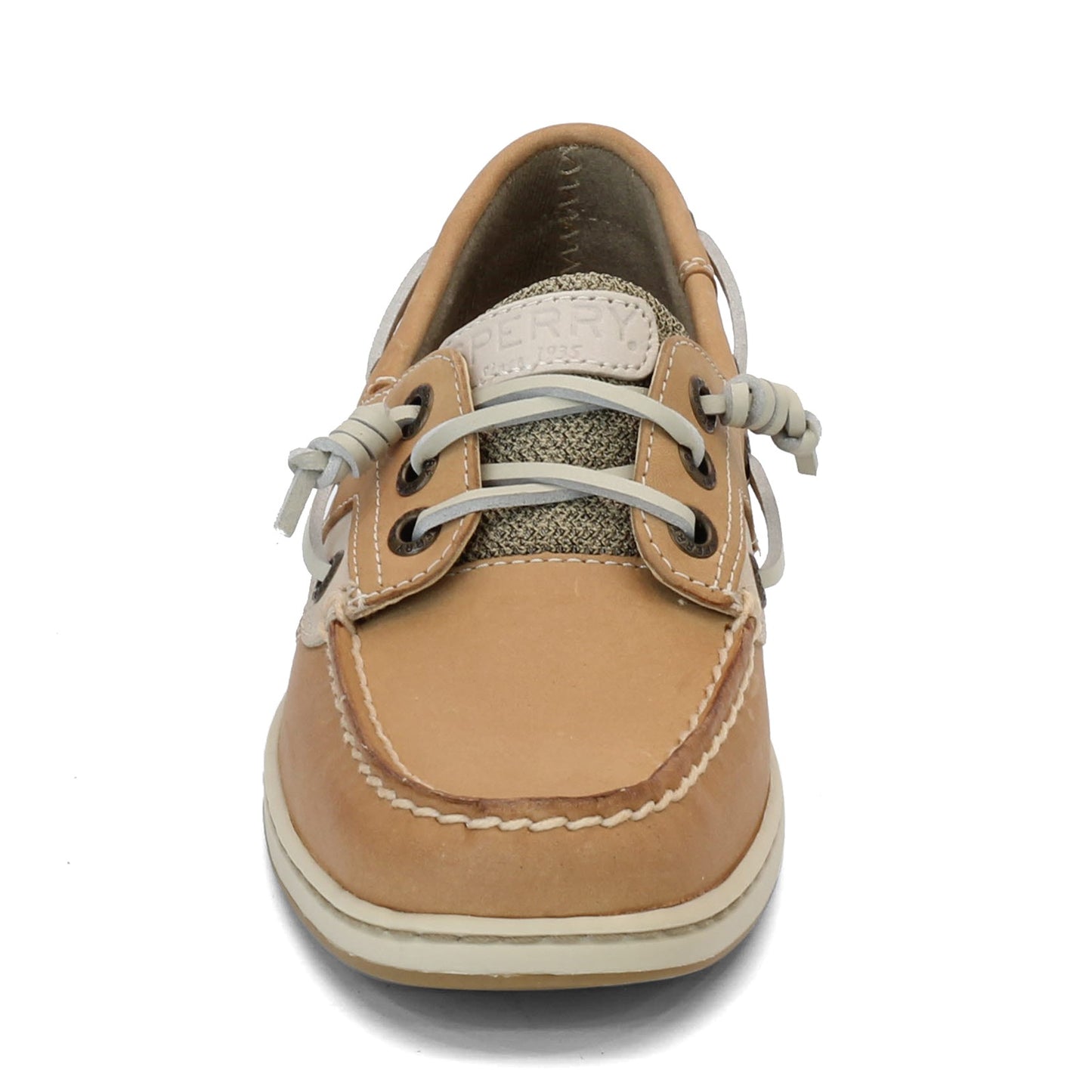 Peltz Shoes Women's Sperry Rosefish Boat Shoe LINEN OAT STS97405