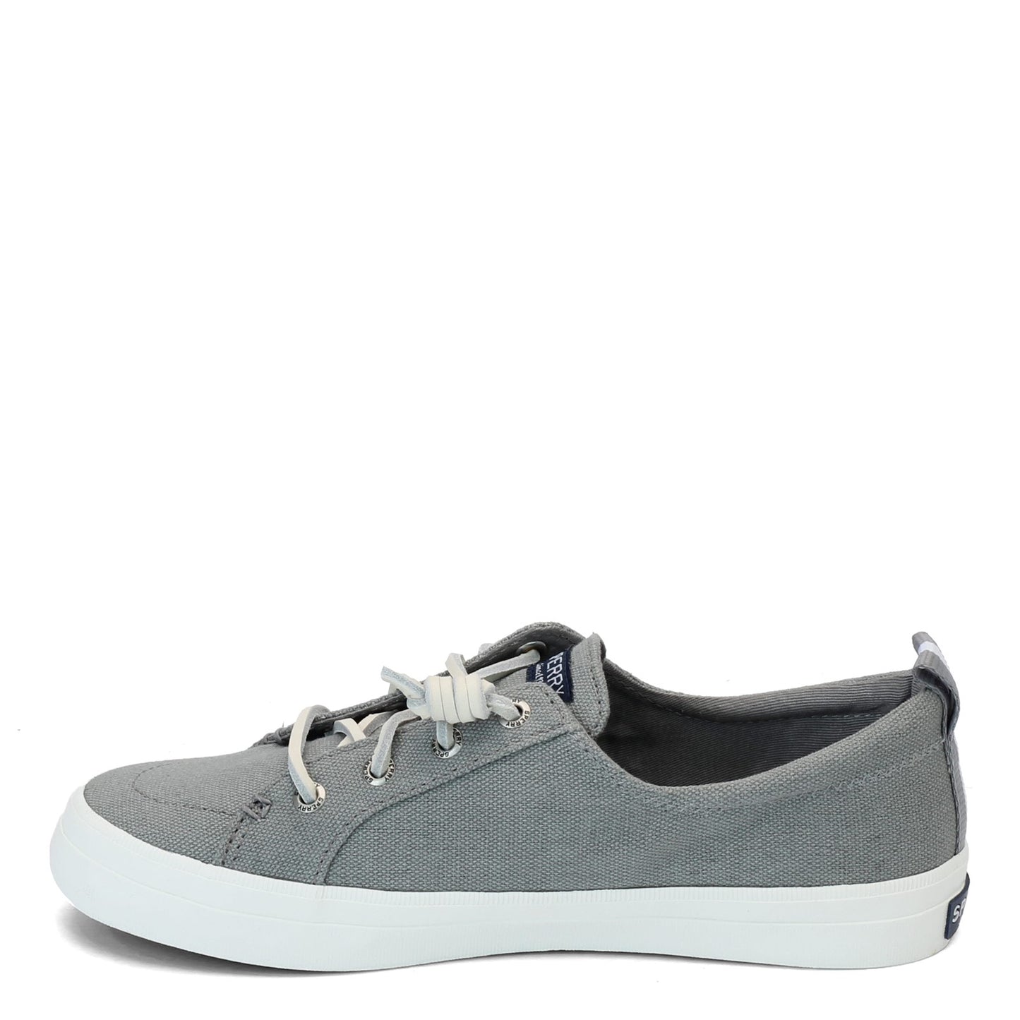 Peltz Shoes Women's Sperry Crest Vibe Sneaker GREY LINEN STS99042