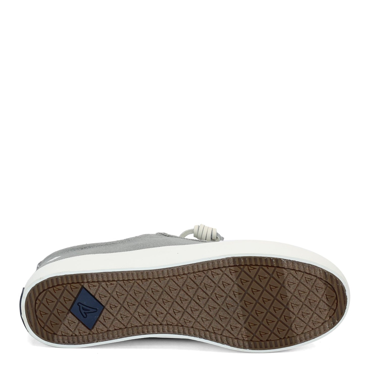 Peltz Shoes Women's Sperry Crest Vibe Sneaker GREY LINEN STS99042