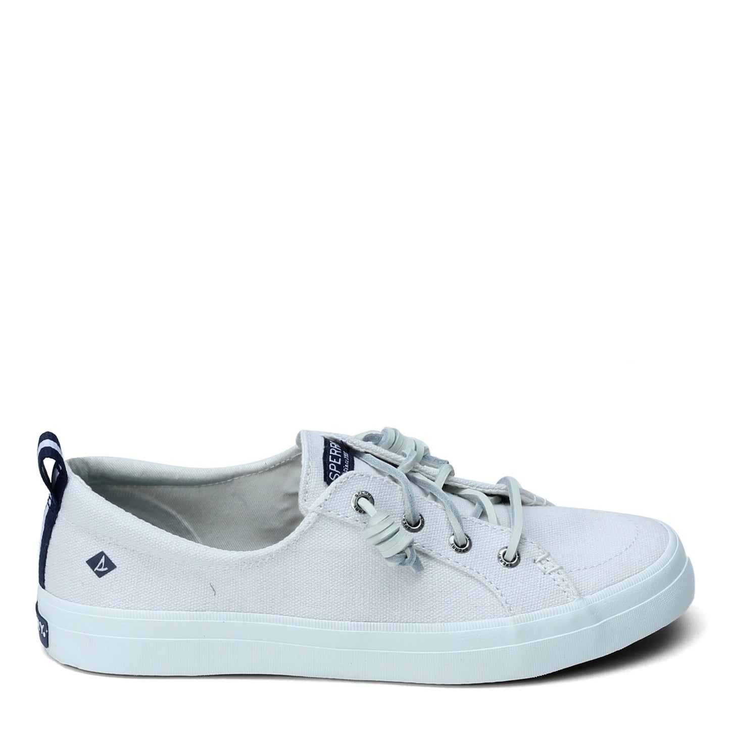 Peltz Shoes Women's Sperry Crest Vibe Sneaker WHITE STS99250