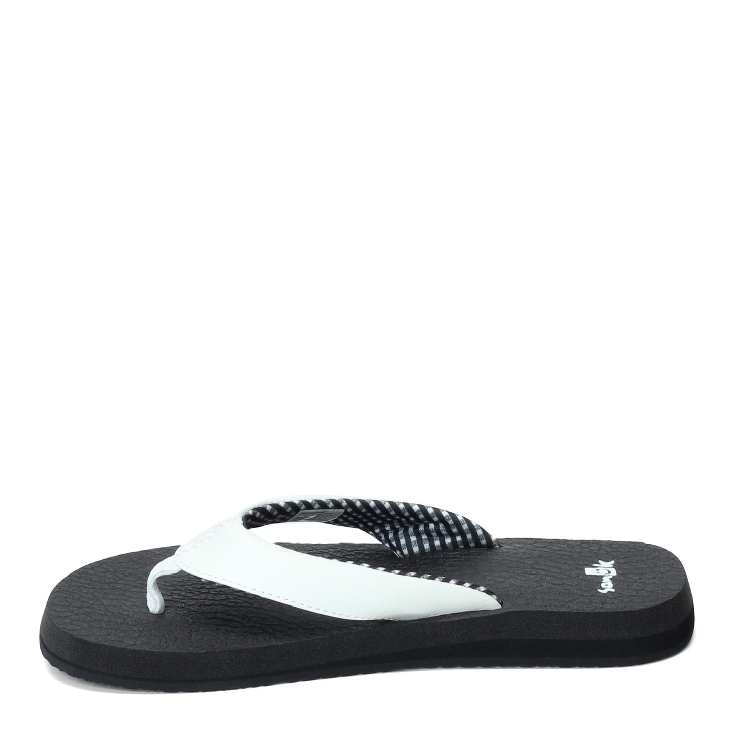 Peltz Shoes Women's Sanuk Yoga Mat Sandal WHITE SWS2908-WHT