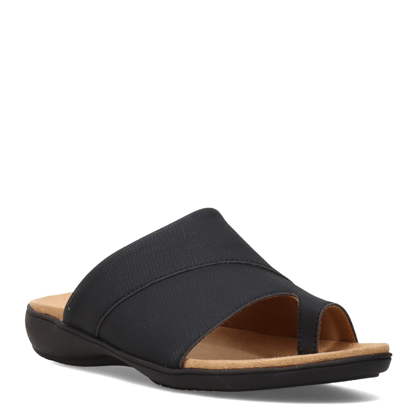 Peltz Shoes Women's Trotters Rita Sandal BLACK T2210-001