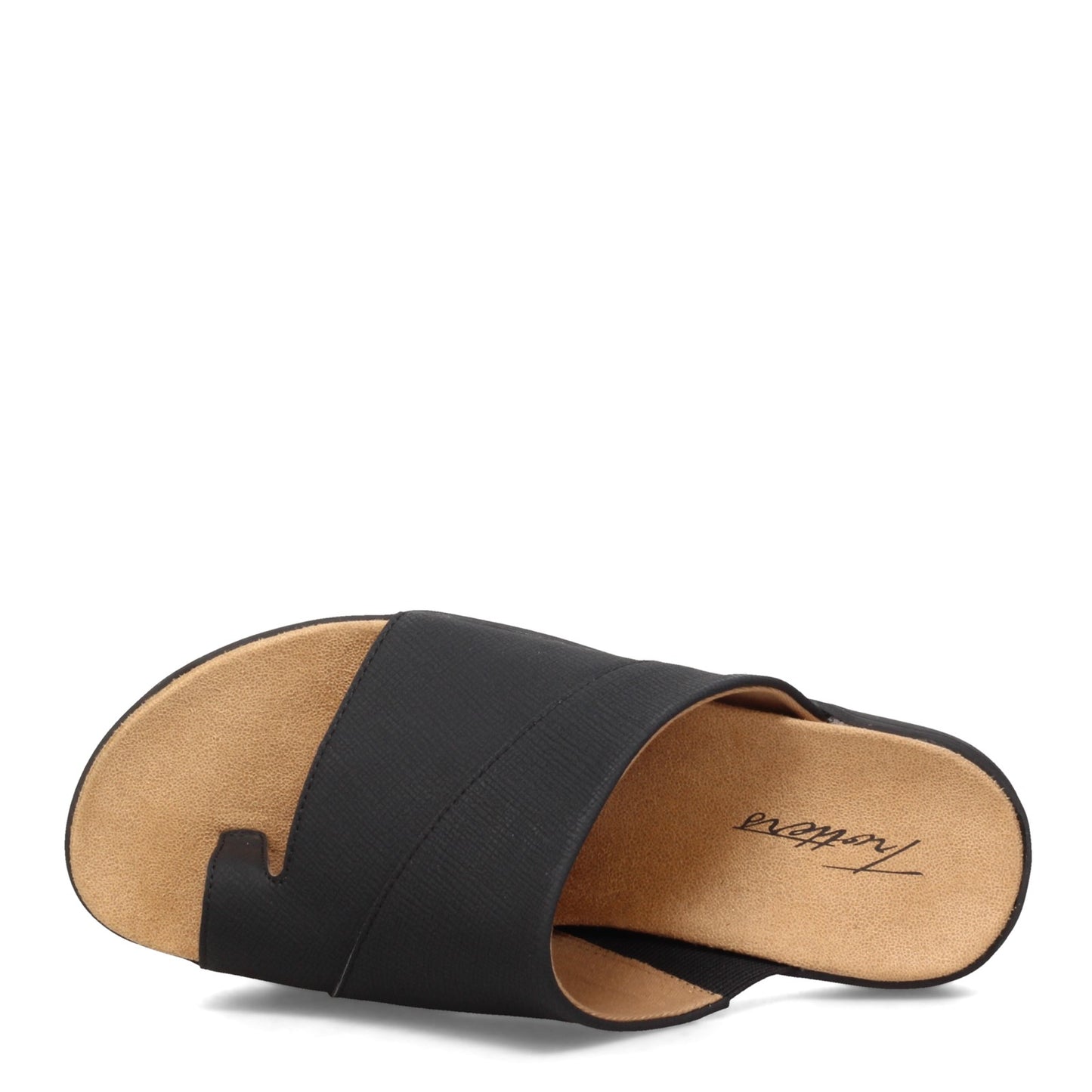Peltz Shoes Women's Trotters Rita Sandal BLACK T2210-001