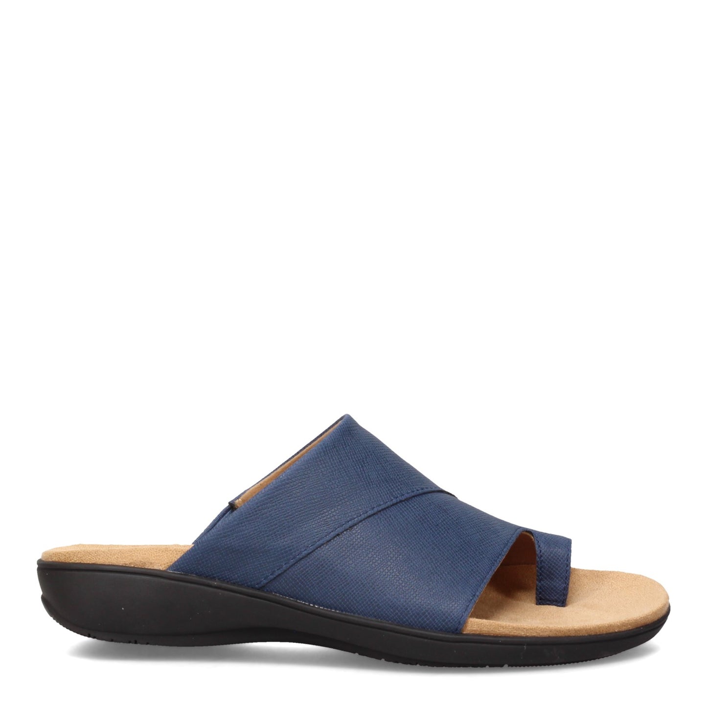 Peltz Shoes Women's Trotters Rita Sandal NAVY T2210-400