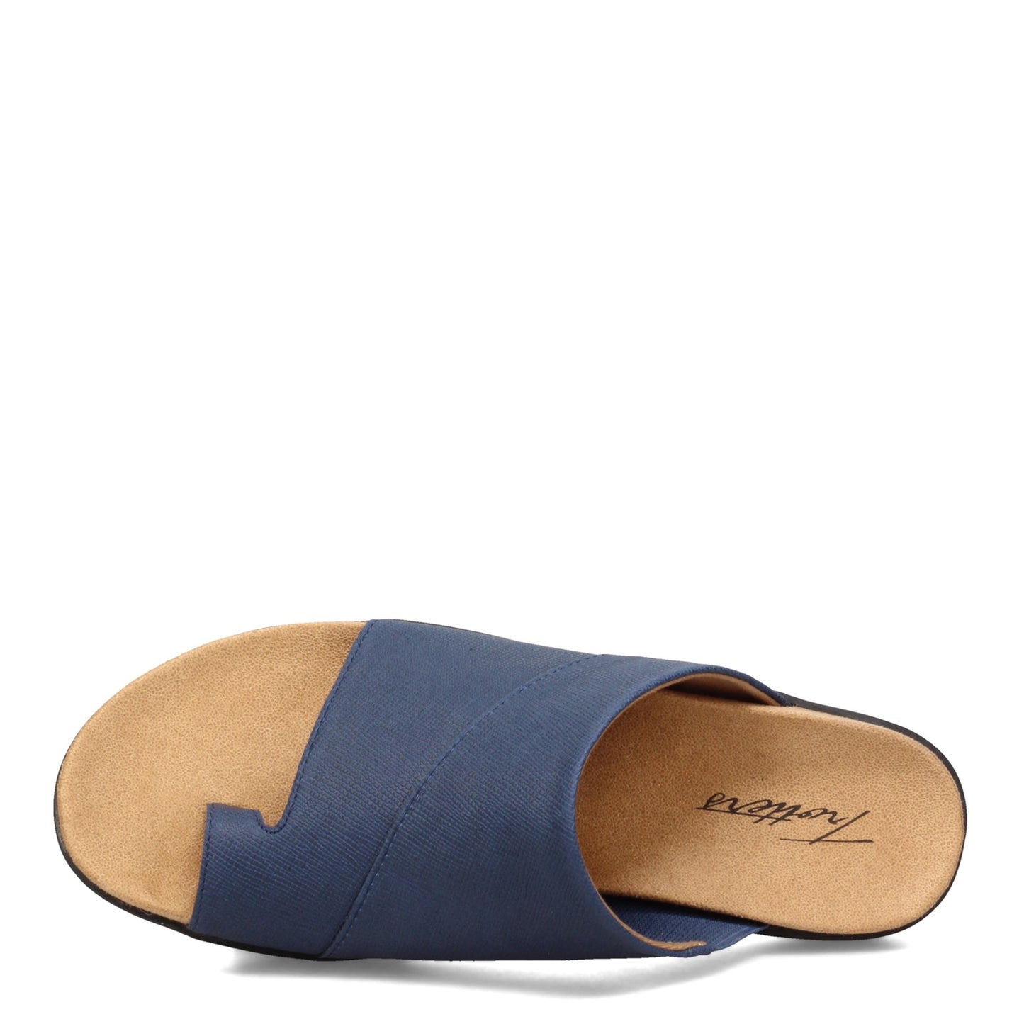 Peltz Shoes Women's Trotters Rita Sandal NAVY T2210-400