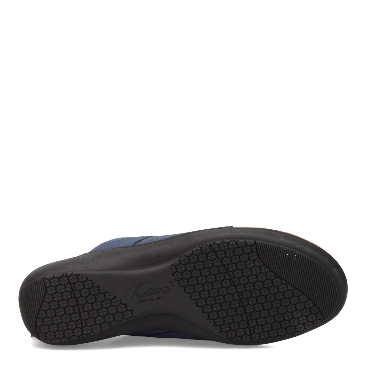 Peltz Shoes Women's Trotters Rita Sandal NAVY T2210-400