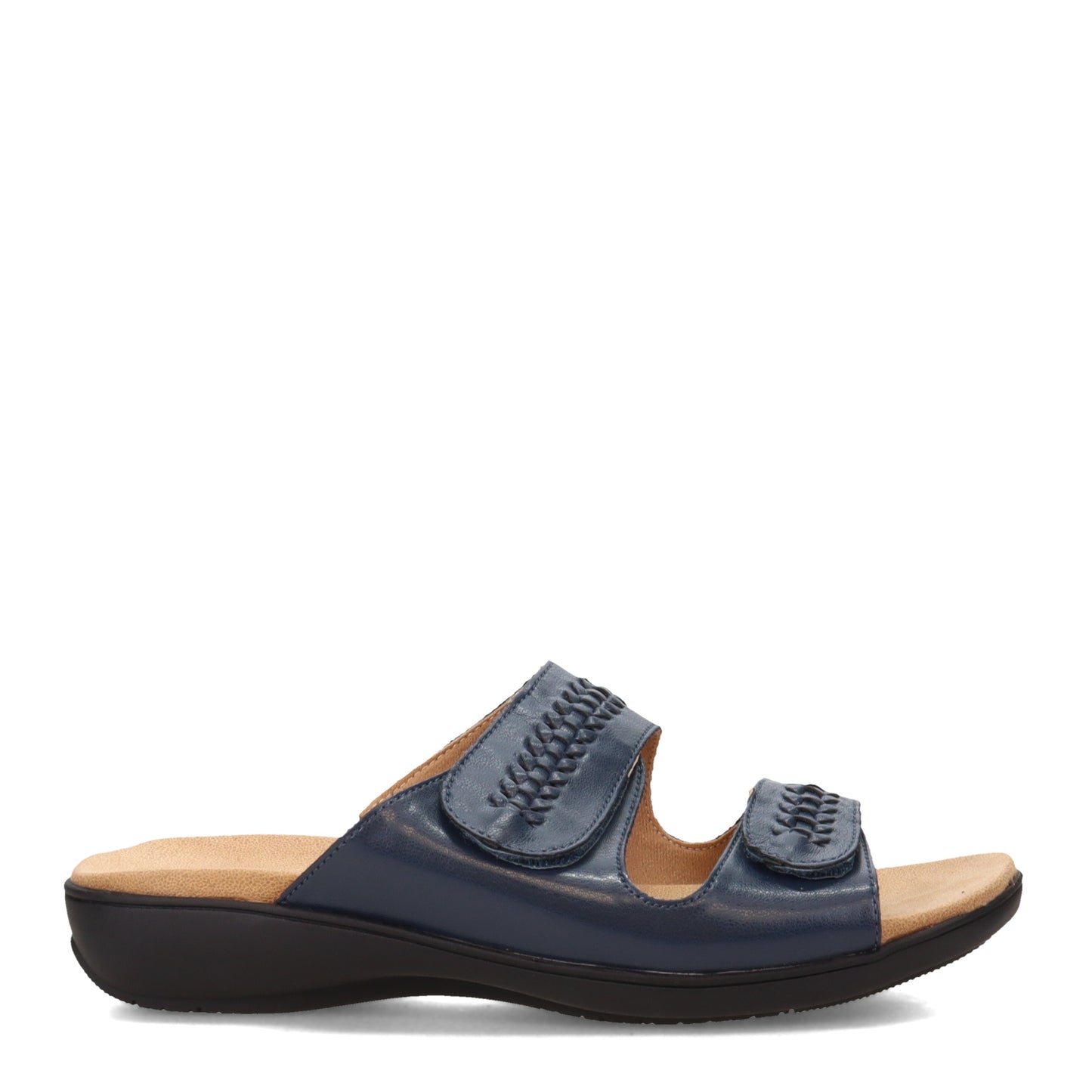 Peltz Shoes Women's Trotters Rhianna Sandal NAVY T2272-400