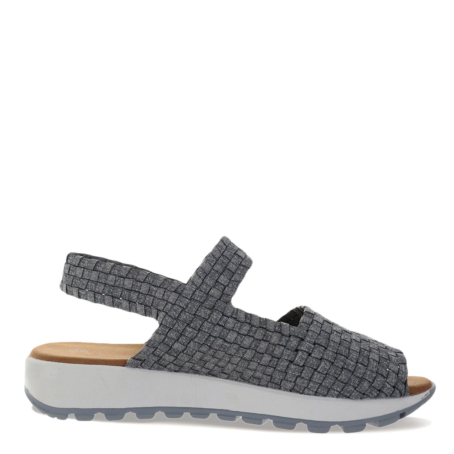 Peltz Shoes Women's Bernie Mev Tara Bay Sandal HEATHER GREY TARA BAY GREY
