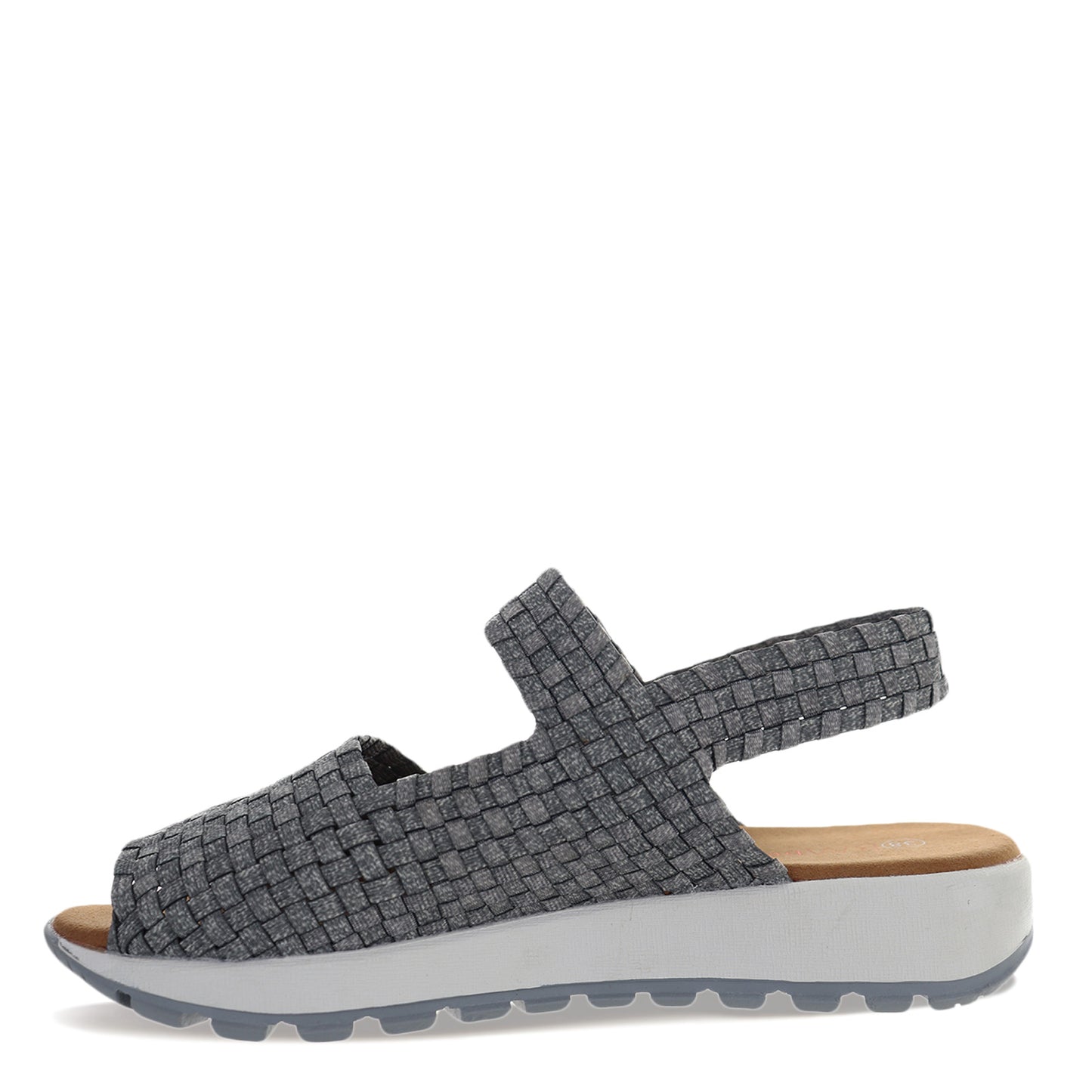 Peltz Shoes Women's Bernie Mev Tara Bay Sandal HEATHER GREY TARA BAY GREY