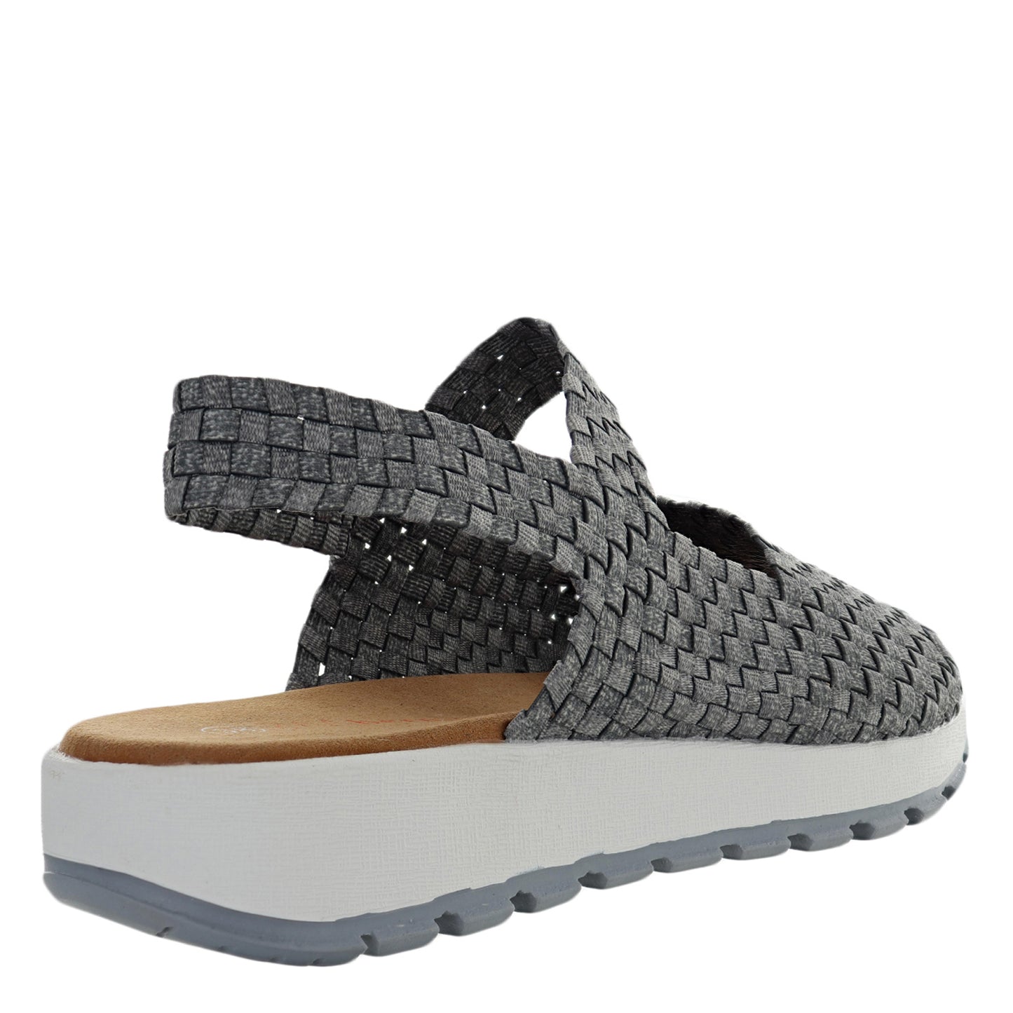 Peltz Shoes Women's Bernie Mev Tara Bay Sandal HEATHER GREY TARA BAY GREY