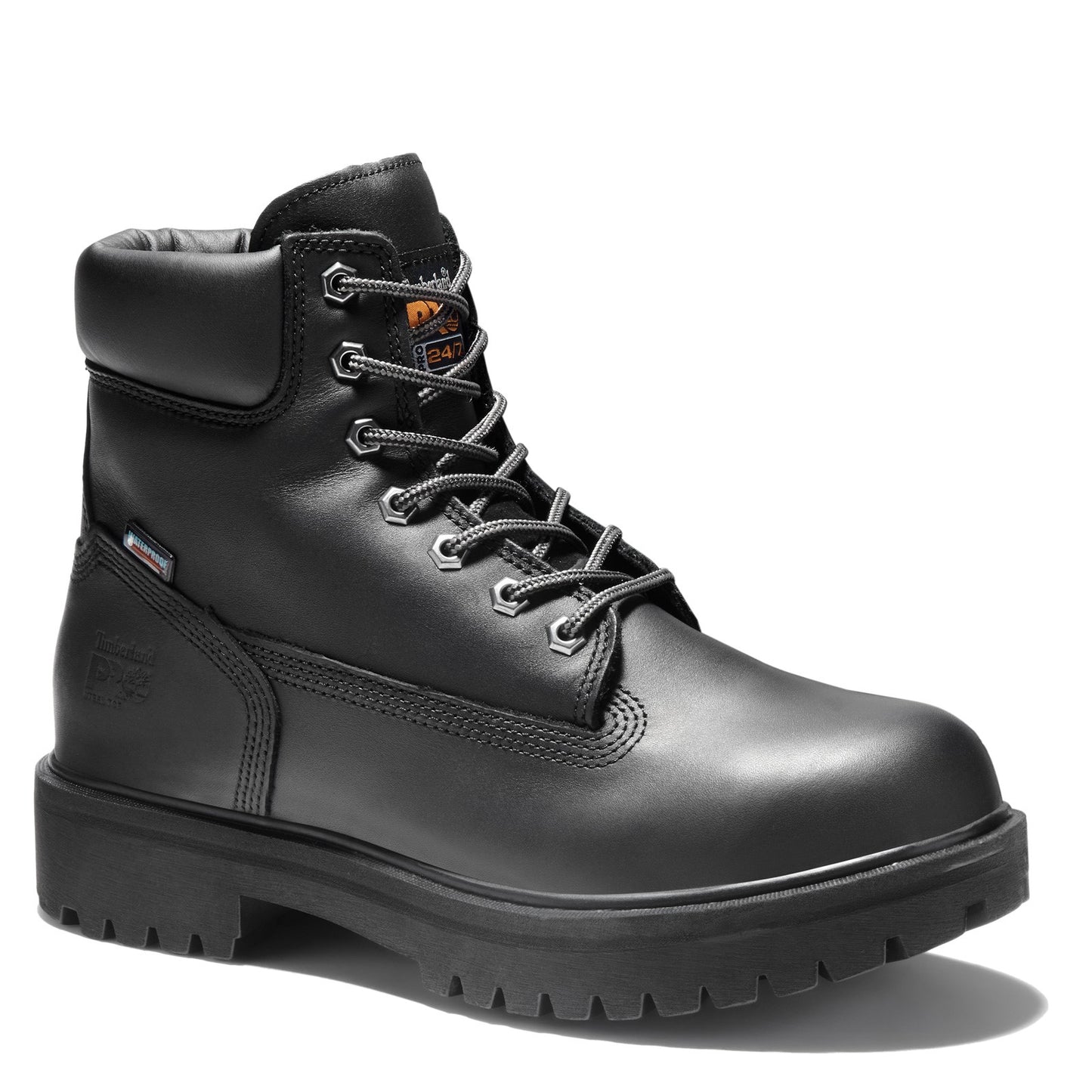 Peltz Shoes Men's Timberland Pro 6 In Direct Attach ST WP Insulated 200g Boot BLACK TB026038001