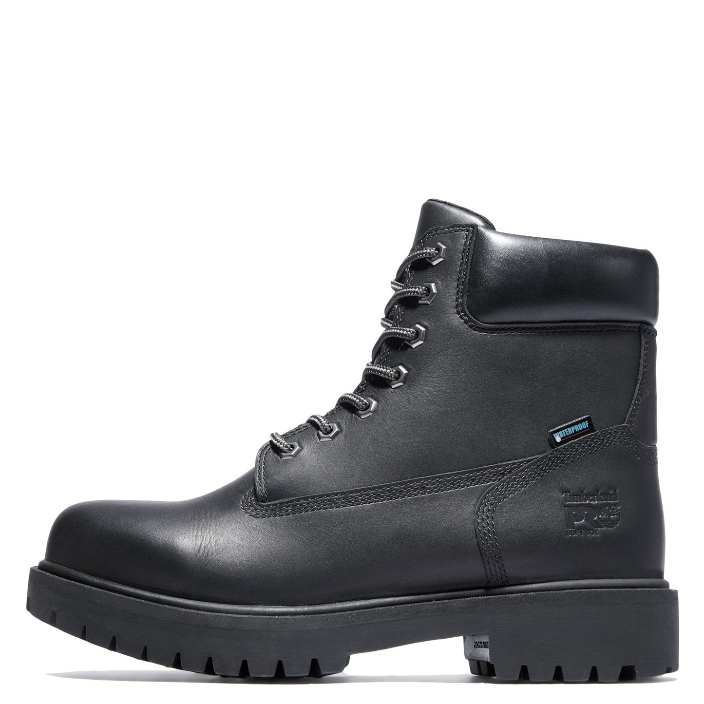Peltz Shoes Men's Timberland Pro 6 In Direct Attach ST WP Insulated 200g Boot BLACK TB026038001
