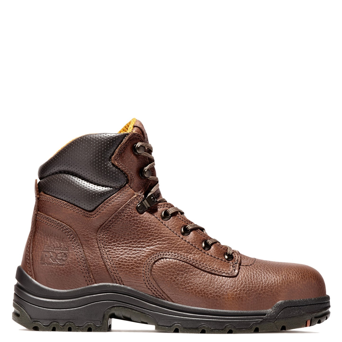 Peltz Shoes Men's Timberland PRO Titan 6in Alloy Toe Boot BROWN TB026063214