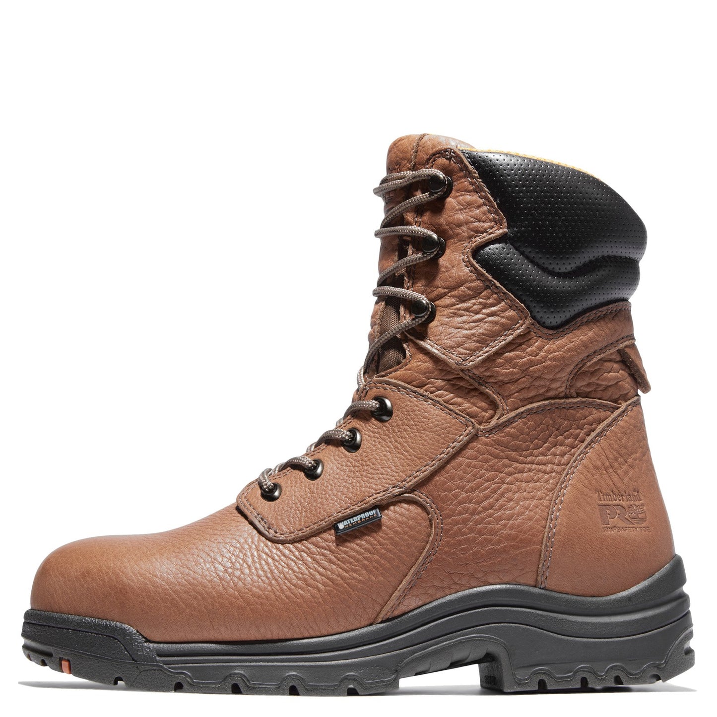 Peltz Shoes Men's Timberland PRO Titan 8in Alloy Toe Boot BROWN TB047019210