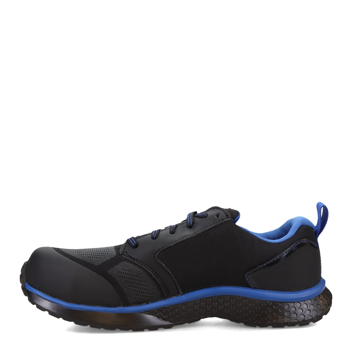Peltz Shoes Men's Timberland Pro Reaxion Low Comp Toe Work Shoe Black/Blue TB0A278B001