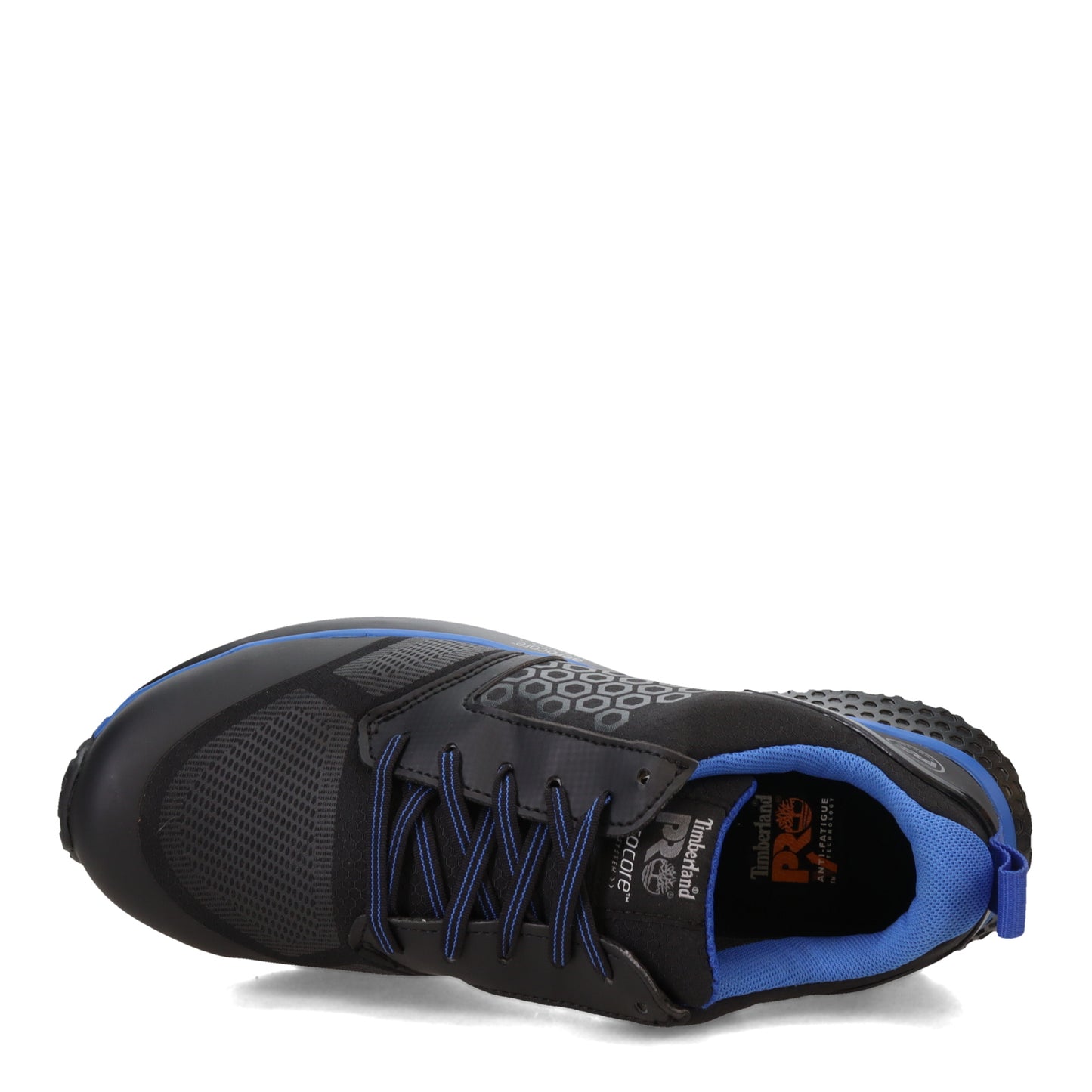 Peltz Shoes Men's Timberland Pro Reaxion Low Comp Toe Work Shoe Black/Blue TB0A278B001