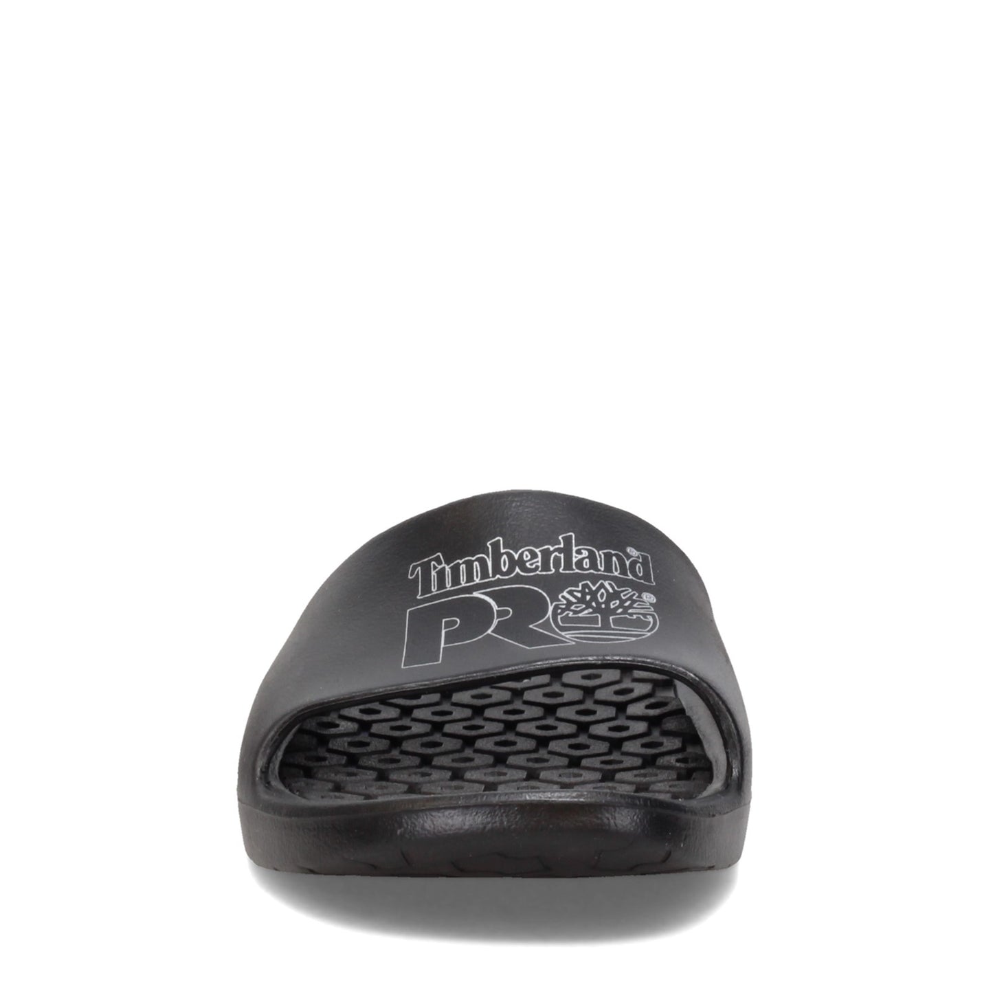 Peltz Shoes Men's Timberland PRO Anti-Fatigue Slide BLACK SILVER TB0A285P001
