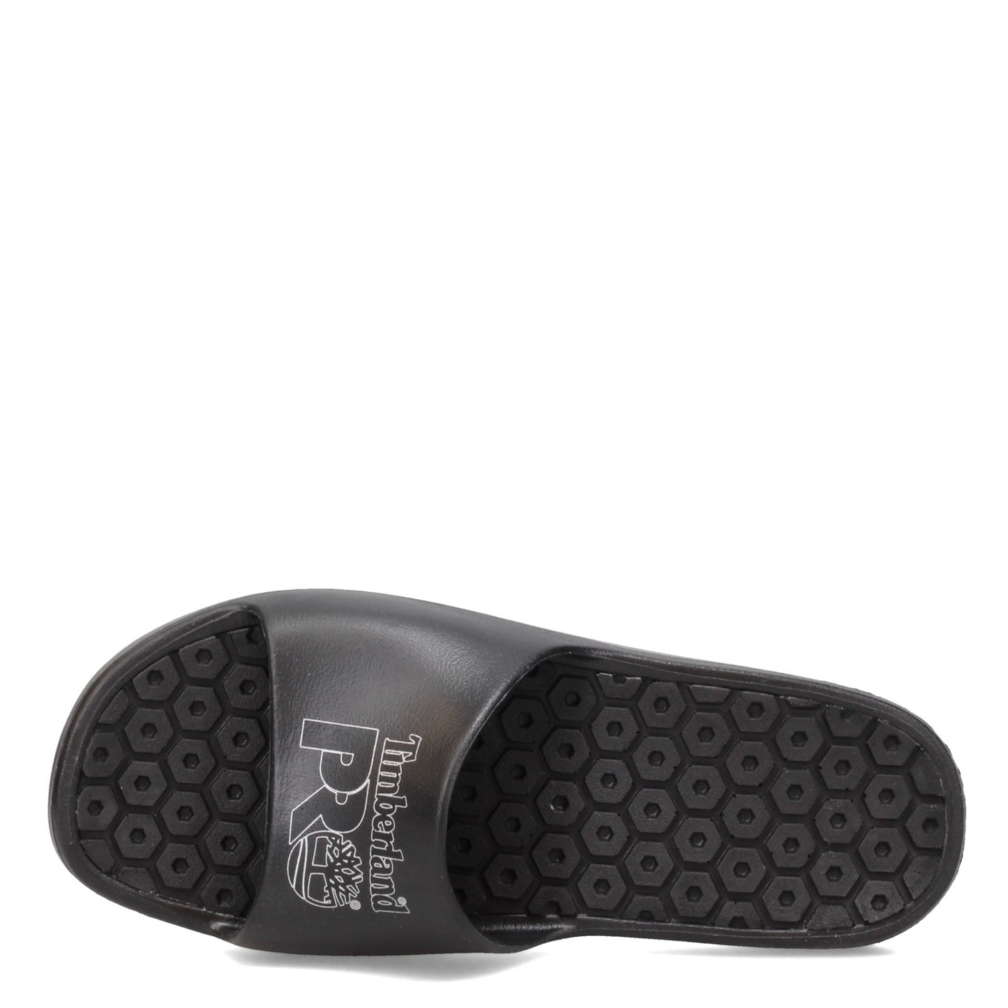 Peltz Shoes Men's Timberland PRO Anti-Fatigue Slide BLACK SILVER TB0A285P001