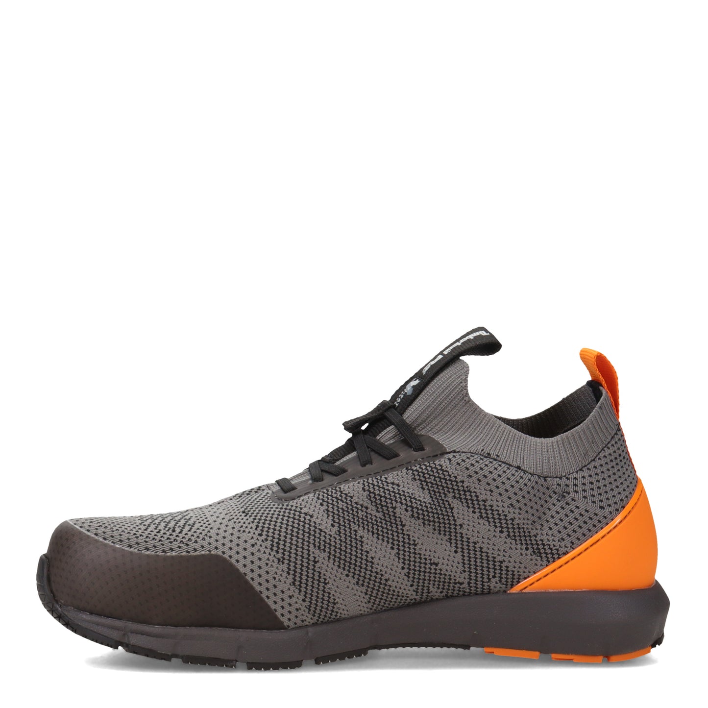 Peltz Shoes Men's Timberland Pro Radius Knit Comp Toe Work Shoe GREY ORANGE TB0A2B6X065