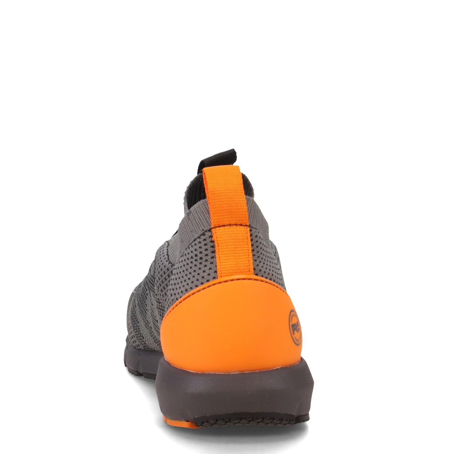 Peltz Shoes Men's Timberland Pro Radius Knit Comp Toe Work Shoe GREY ORANGE TB0A2B6X065