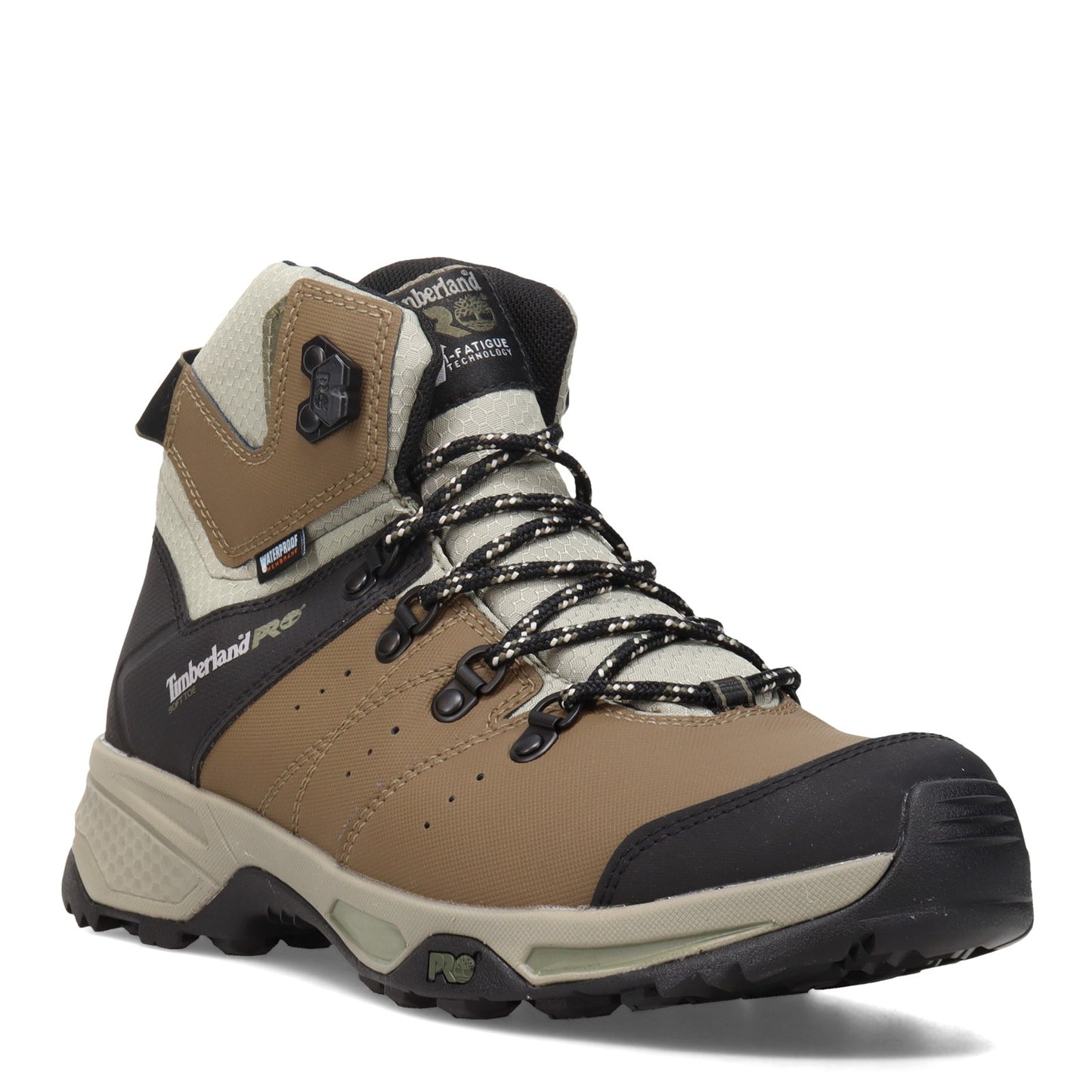 Peltz Shoes Men's Timberland Pro Switchback Soft Toe Work Boot BROWN GREEN TB0A2CAA214