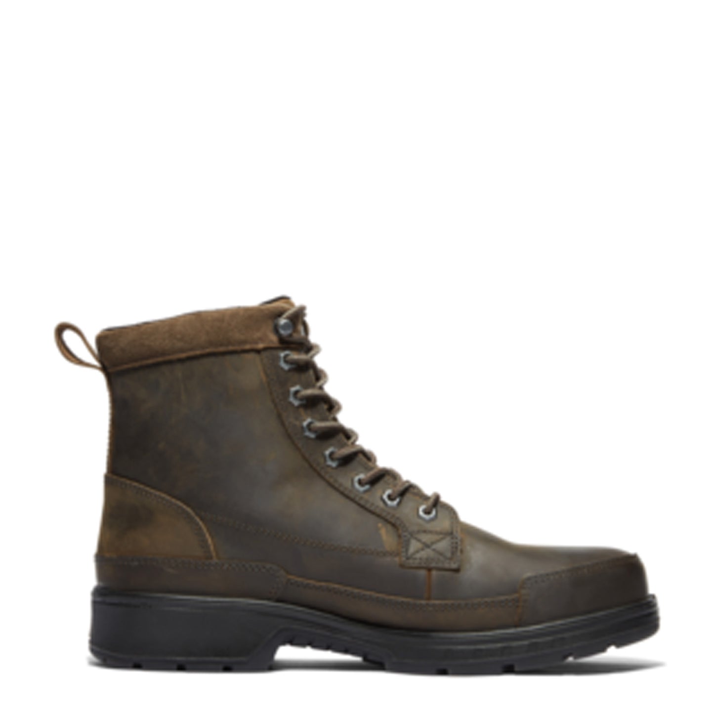 Peltz Shoes Men's Timberland Pro Nashoba EK+ Composite Safety Toe WP Work Boot BROWN TB0A2JRM214