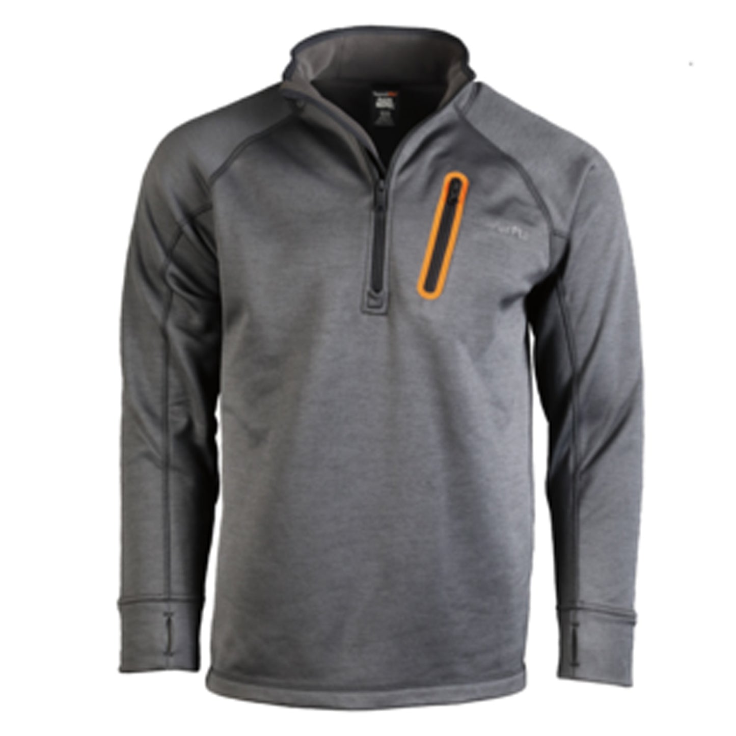 Peltz Shoes Men's Timberland Pro Reaxion Quarter Zip Fleece Jacket CHARCOAL TB0A55RVCV9