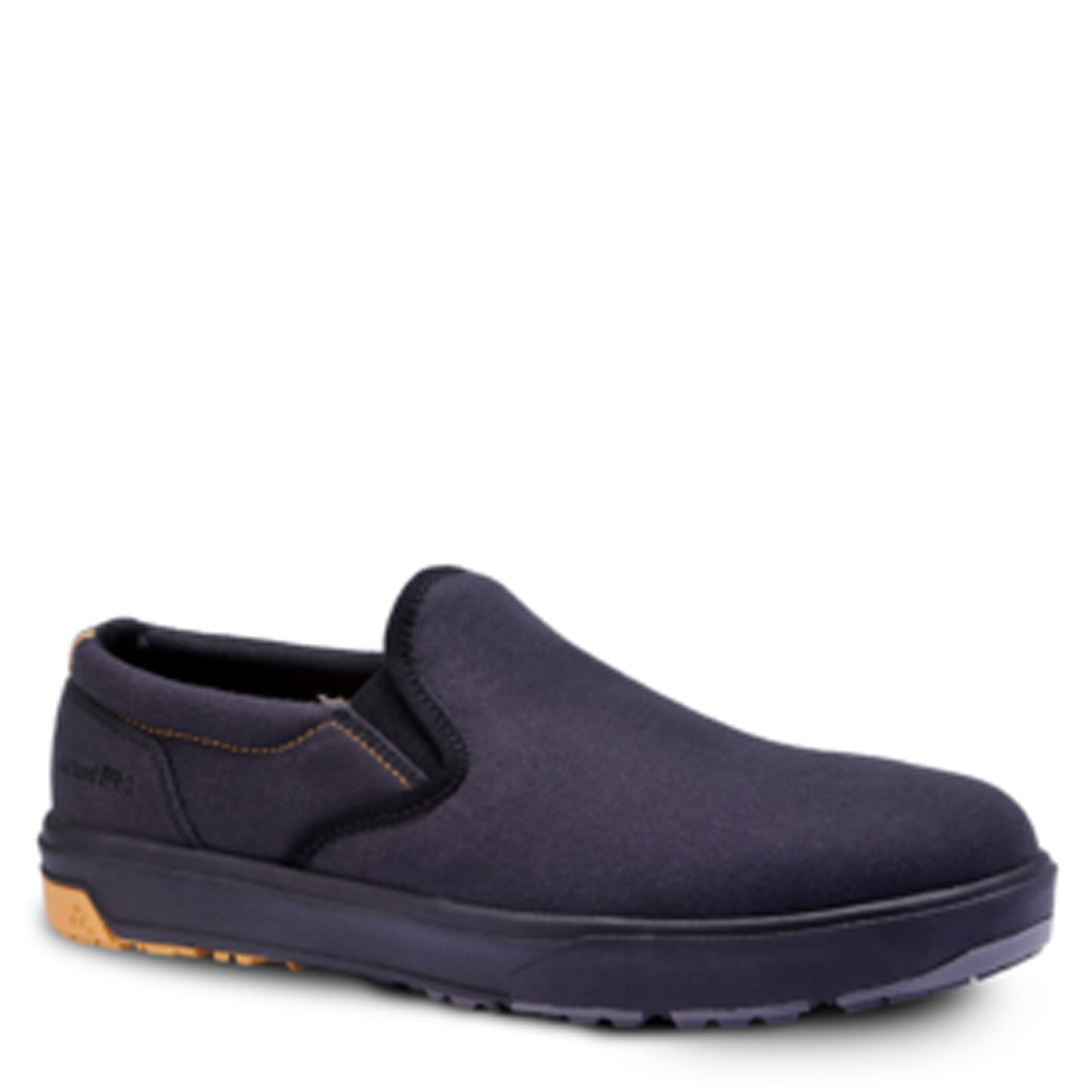 Peltz Shoes Men's Timberland Pro Berkley Slip-On Comp Toe Work Shoe Grey Yellow TB0A5NUP065