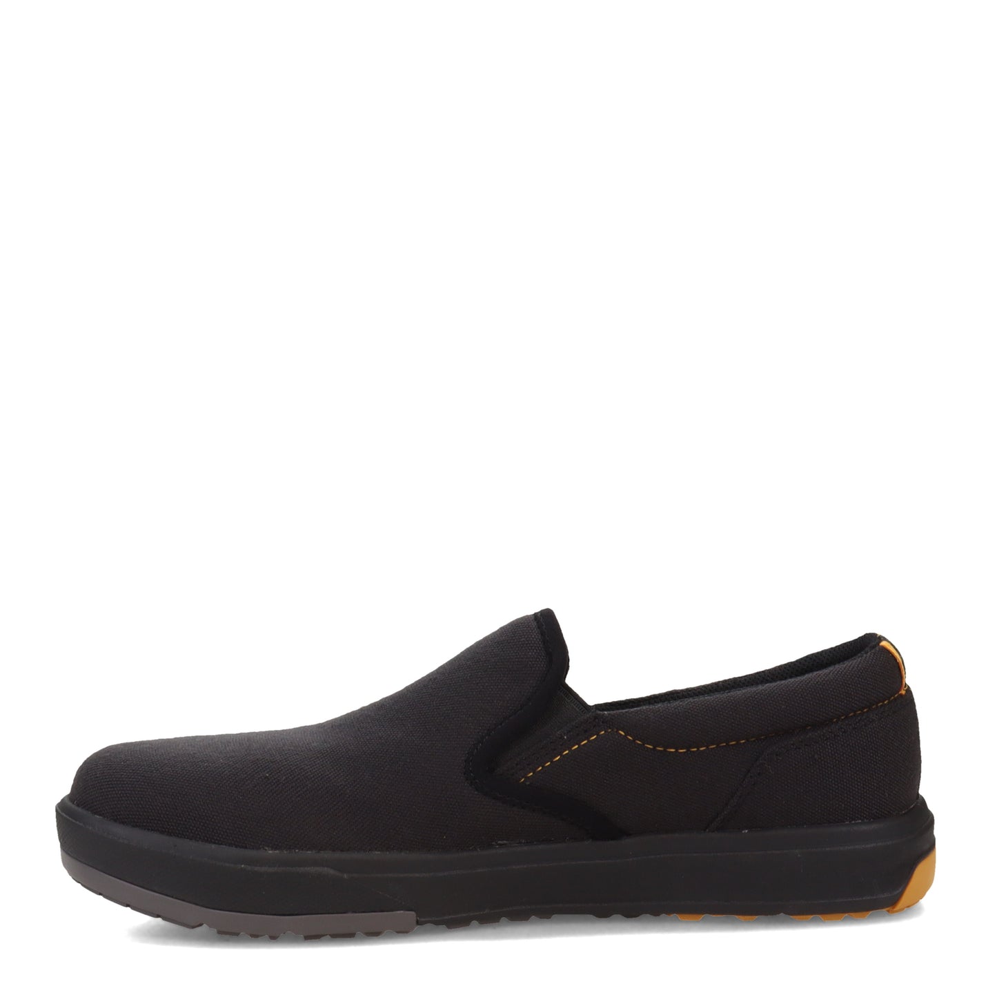 Peltz Shoes Men's Timberland Pro Berkley Slip-On Comp Toe Work Shoe Grey Yellow TB0A5NUP065