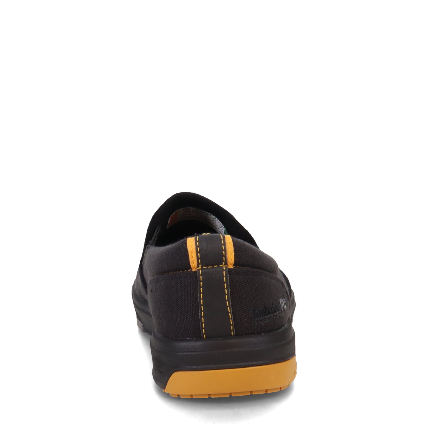 Peltz Shoes Men's Timberland Pro Berkley Slip-On Comp Toe Work Shoe Grey Yellow TB0A5NUP065