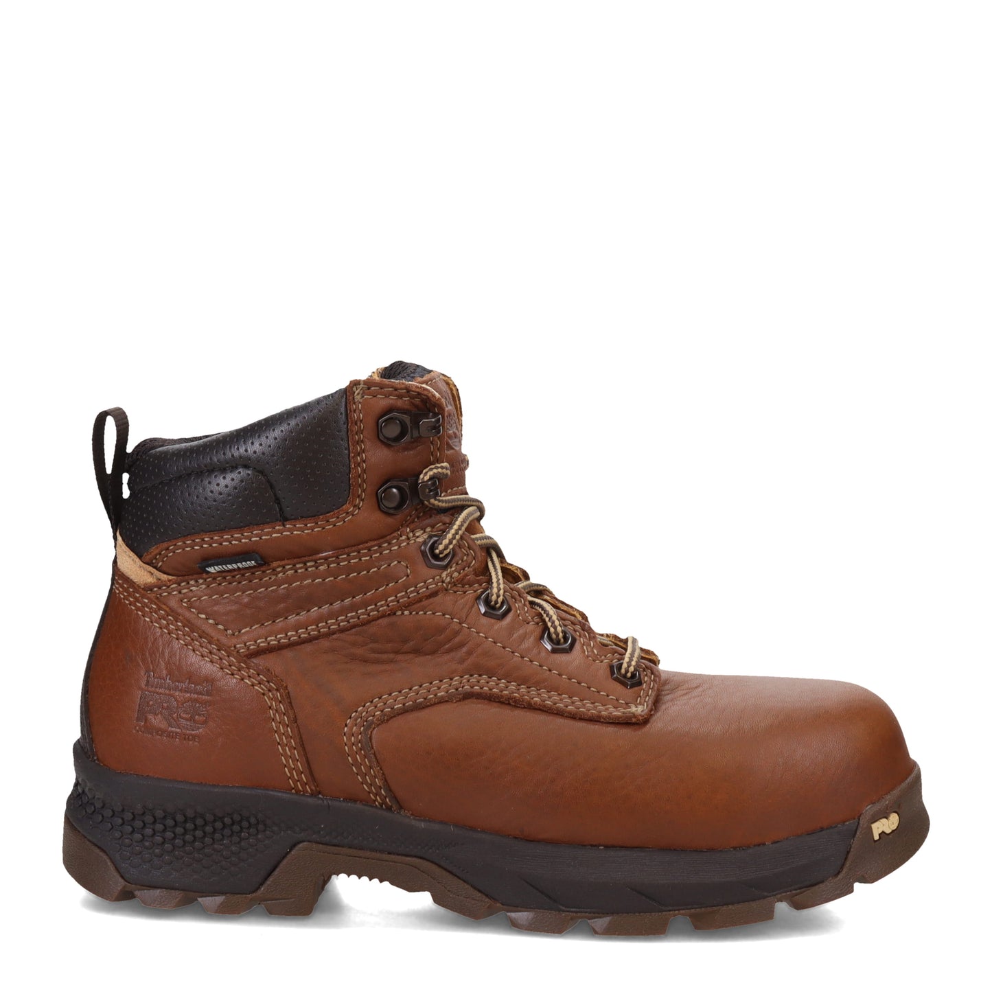 Peltz Shoes Women's Timberland PRO Titan EV 6in Comp Toe Waterproof Boot Brown TB0A5P1A214