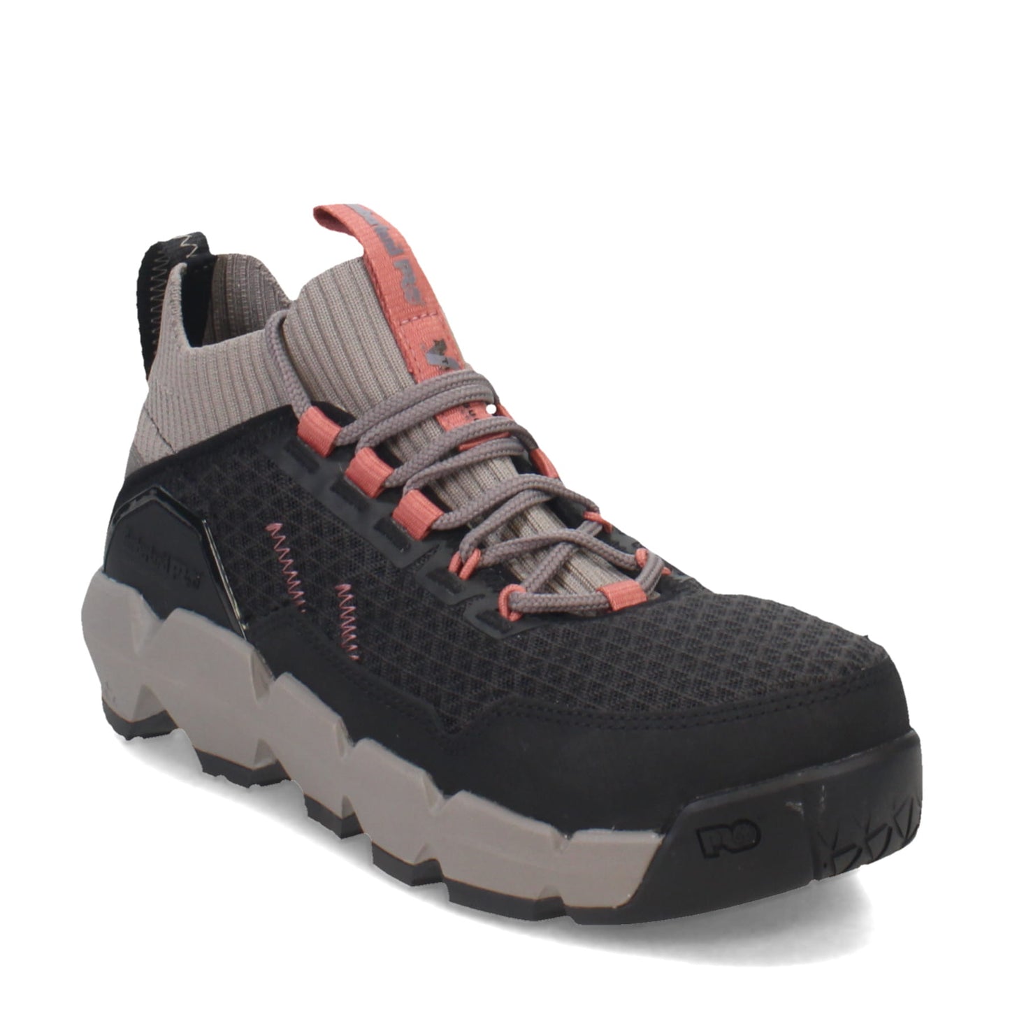 Peltz Shoes Women's Timberland PRO Morphix Chukka Boot Black Rose TB0A5WSF001