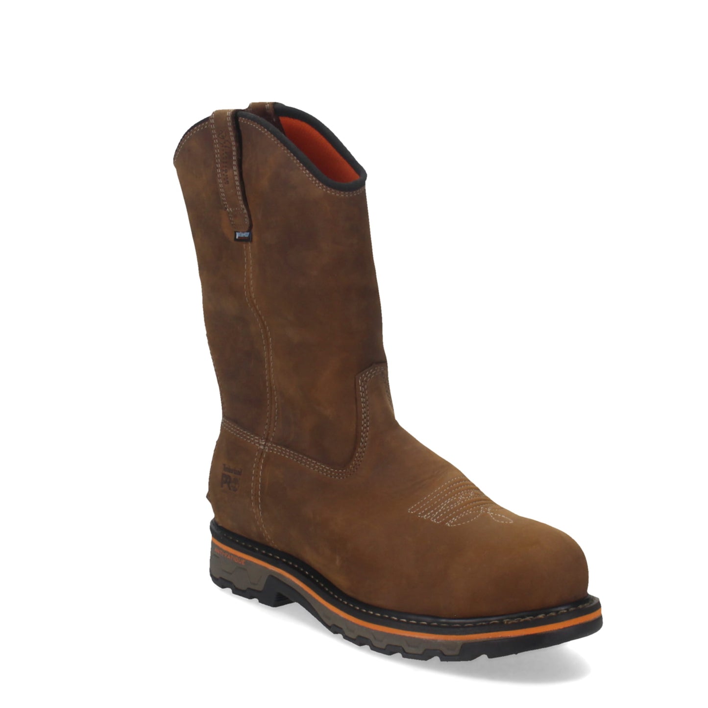 Peltz Shoes Men's Timberland Pro True Grit Pull On Comp Toe Work Boot Brown TB0A5WZB214