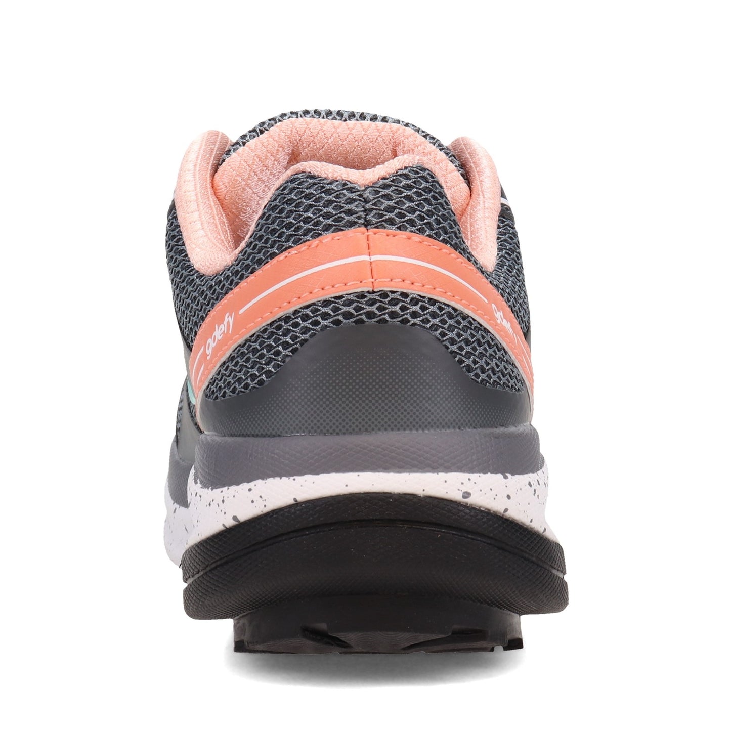 Peltz Shoes Women's Gravity Defyer Mighty Walk Walking Shoe GREY PINK TB9024FGP