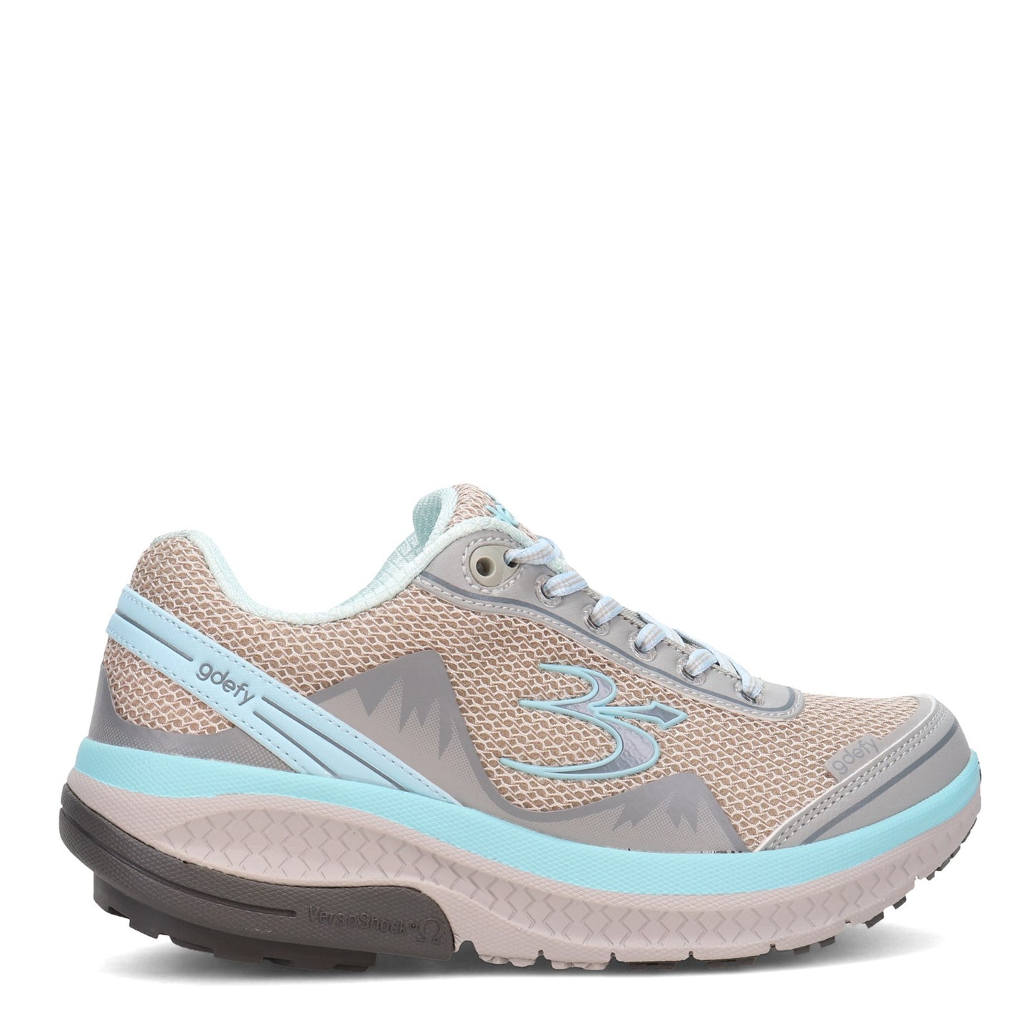 Peltz Shoes Women's Gravity Defyer Mighty Walk Walking Shoe BLUE GRAY TB9024FGU